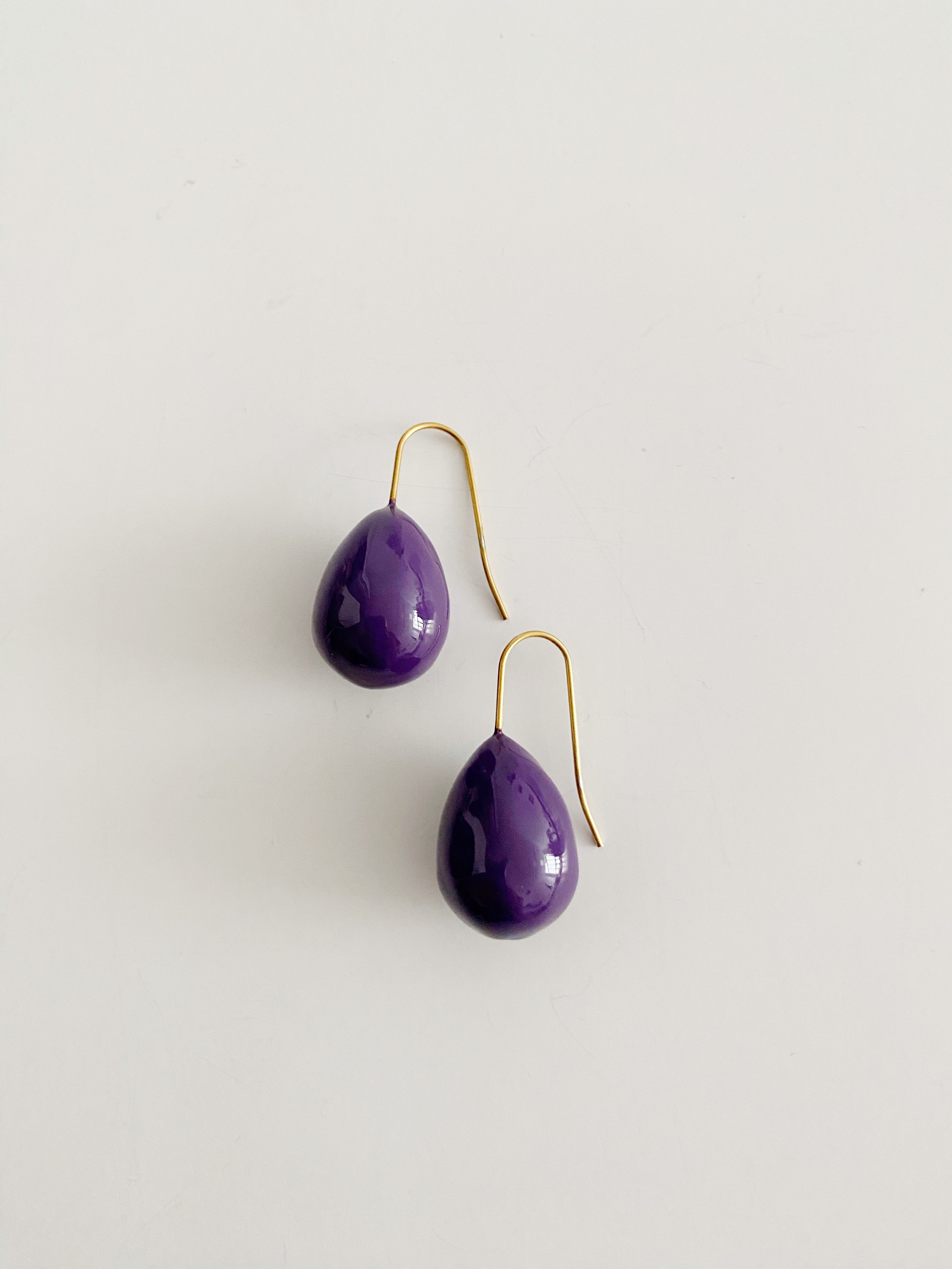 Boucles d'oreilles Zita \ mauve