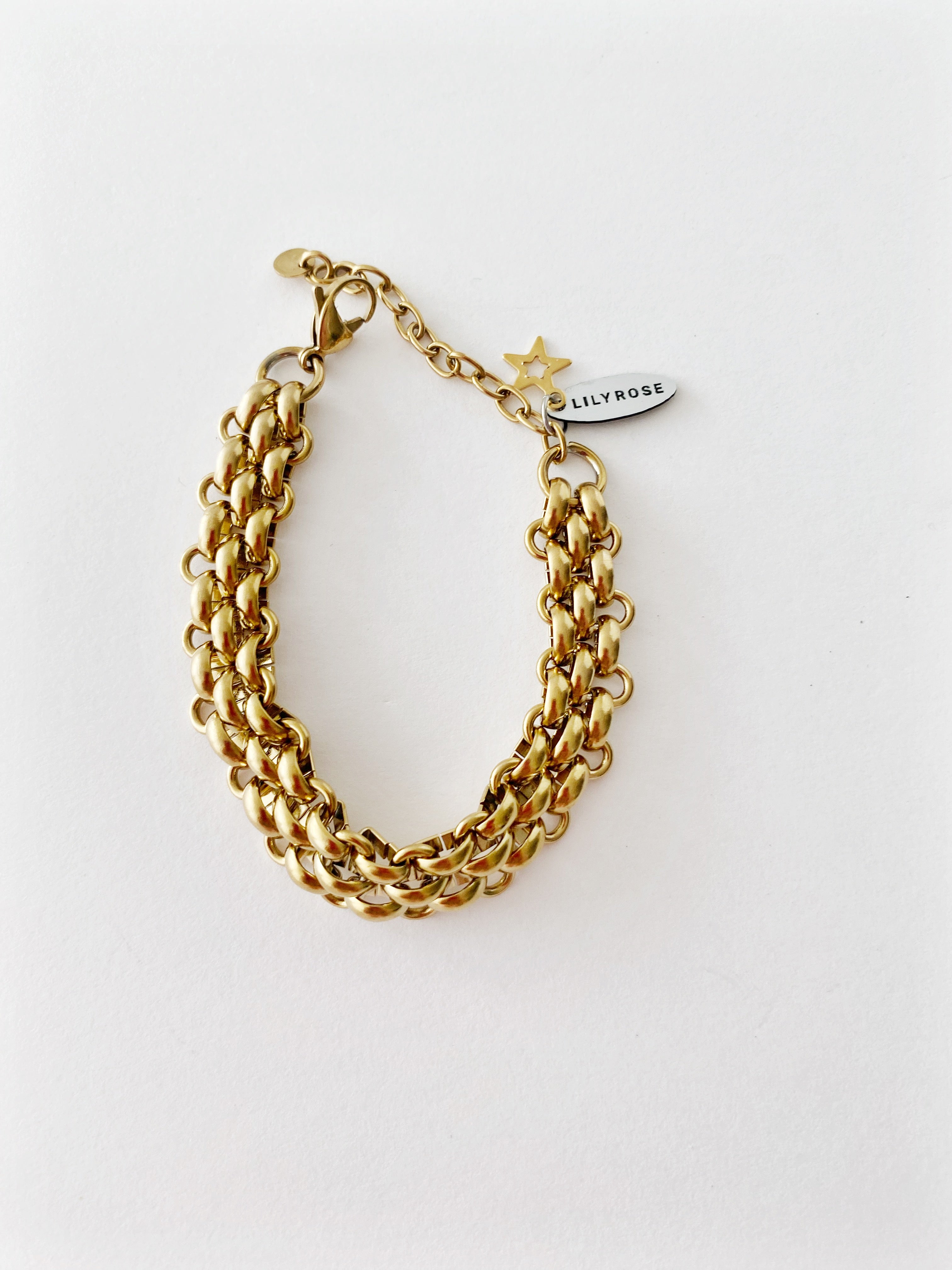 Bracelet Jade  gold ✨