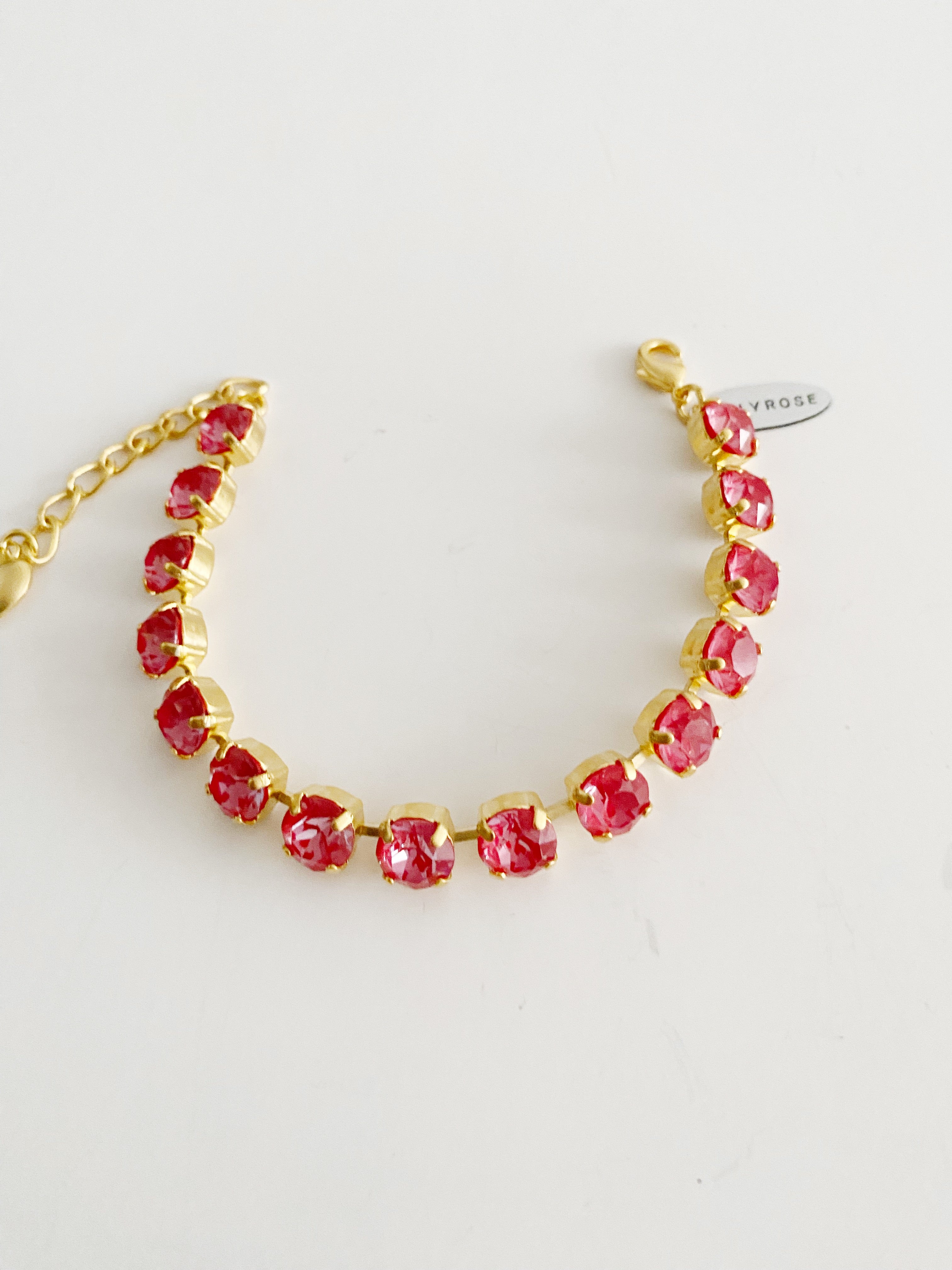 Bracelet safira Rouge romance à MIlan