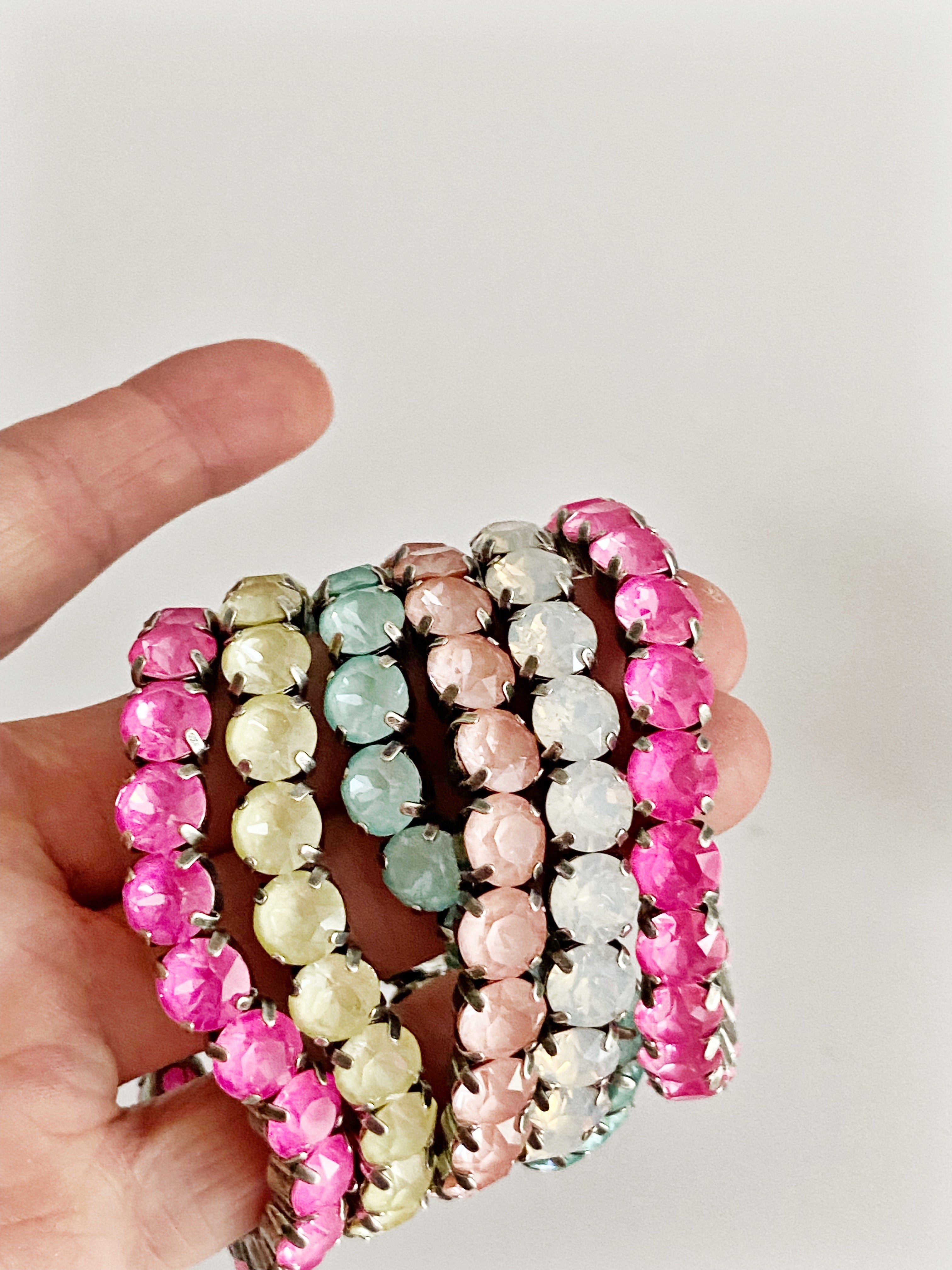 Bracelet élastique soft mint