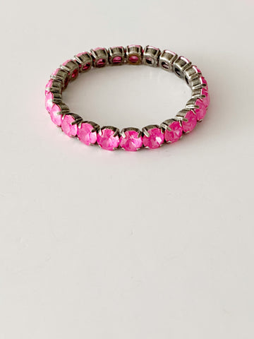 Bracelet élastique soft pink
