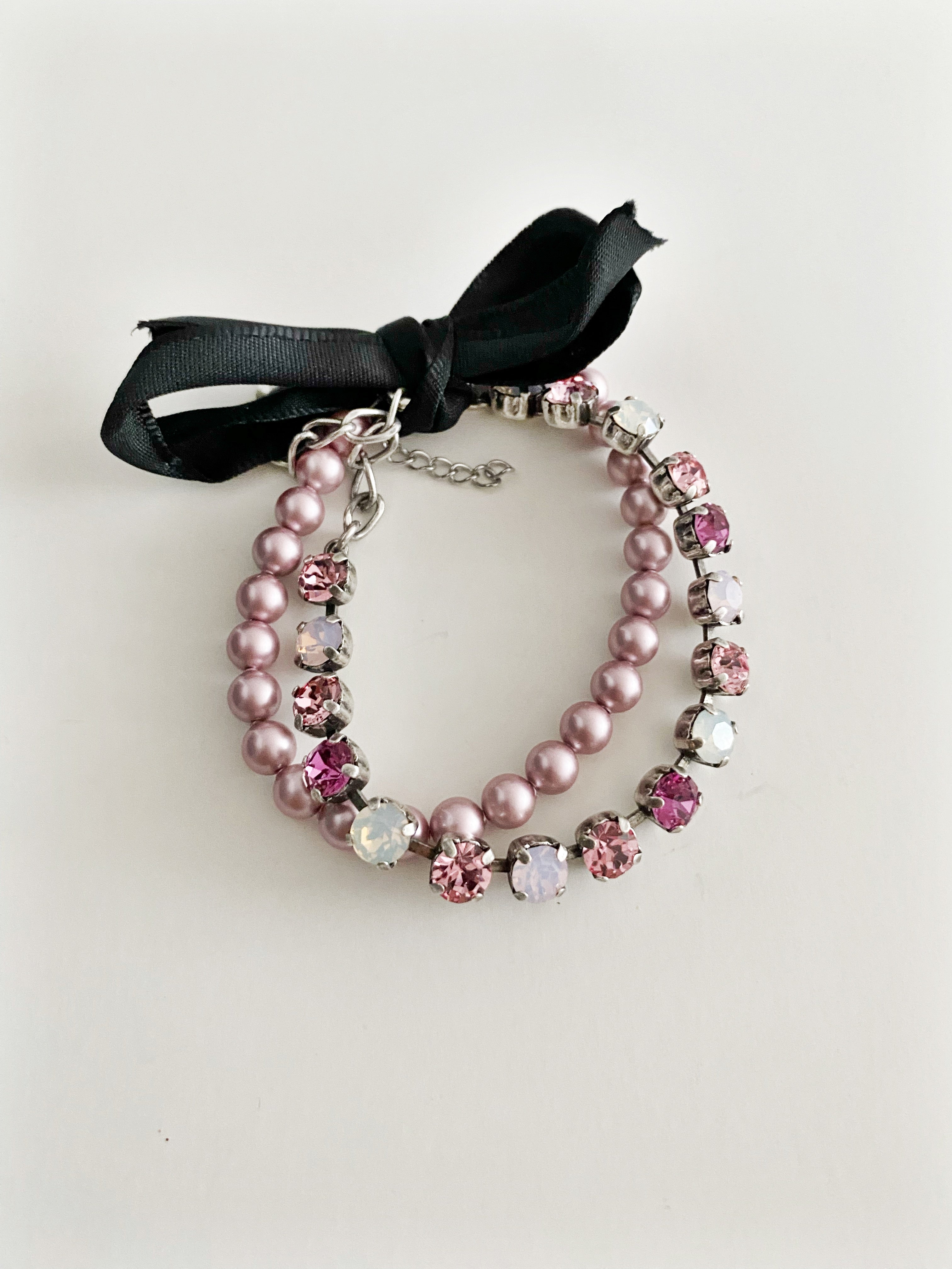 Ensemble de bracelets Rose bonbon