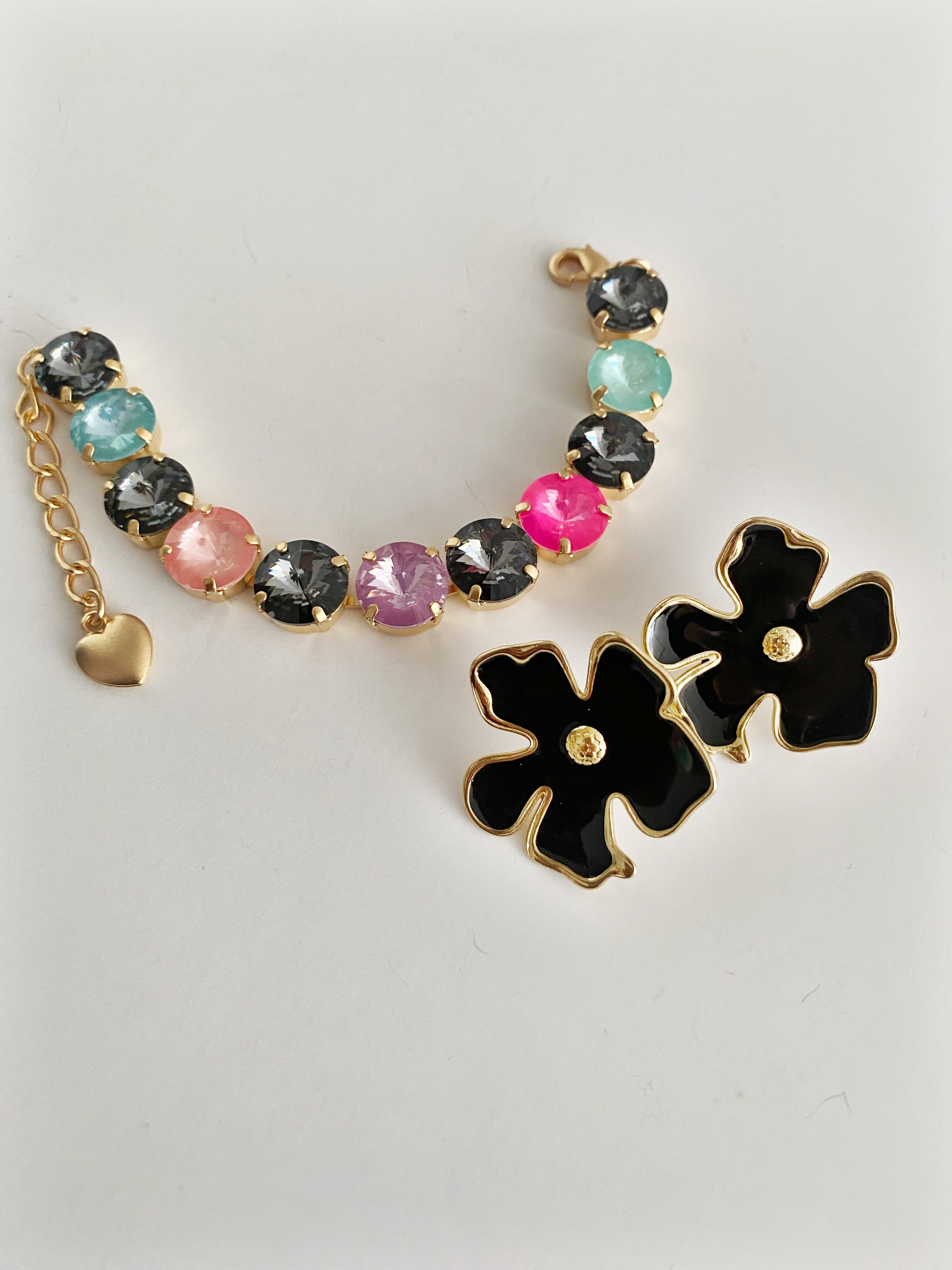 Ensemble bracelet Gypsie et boucles d'oreilles \ Rio