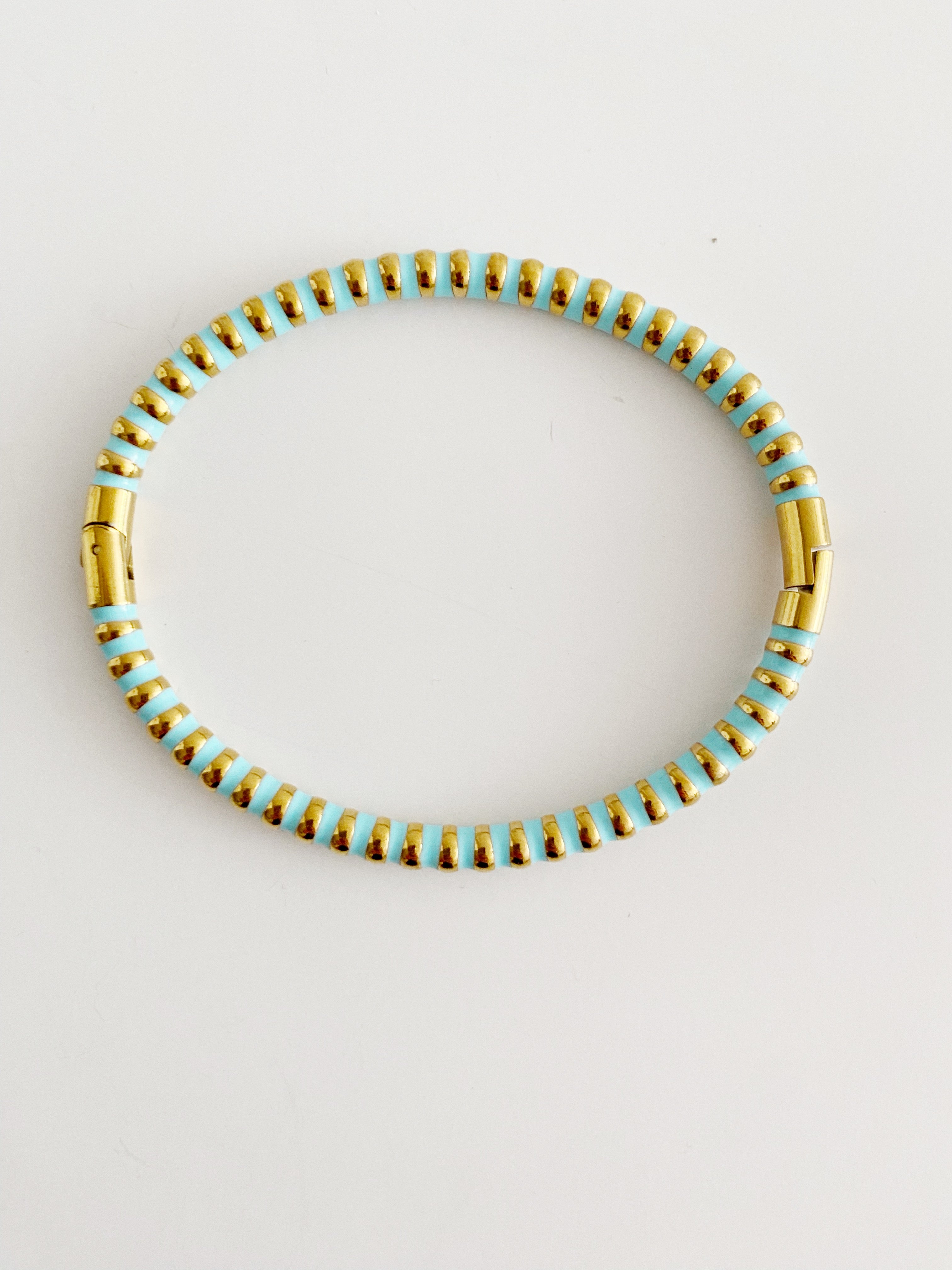 Bracelet rigide Marbella \ turquoise