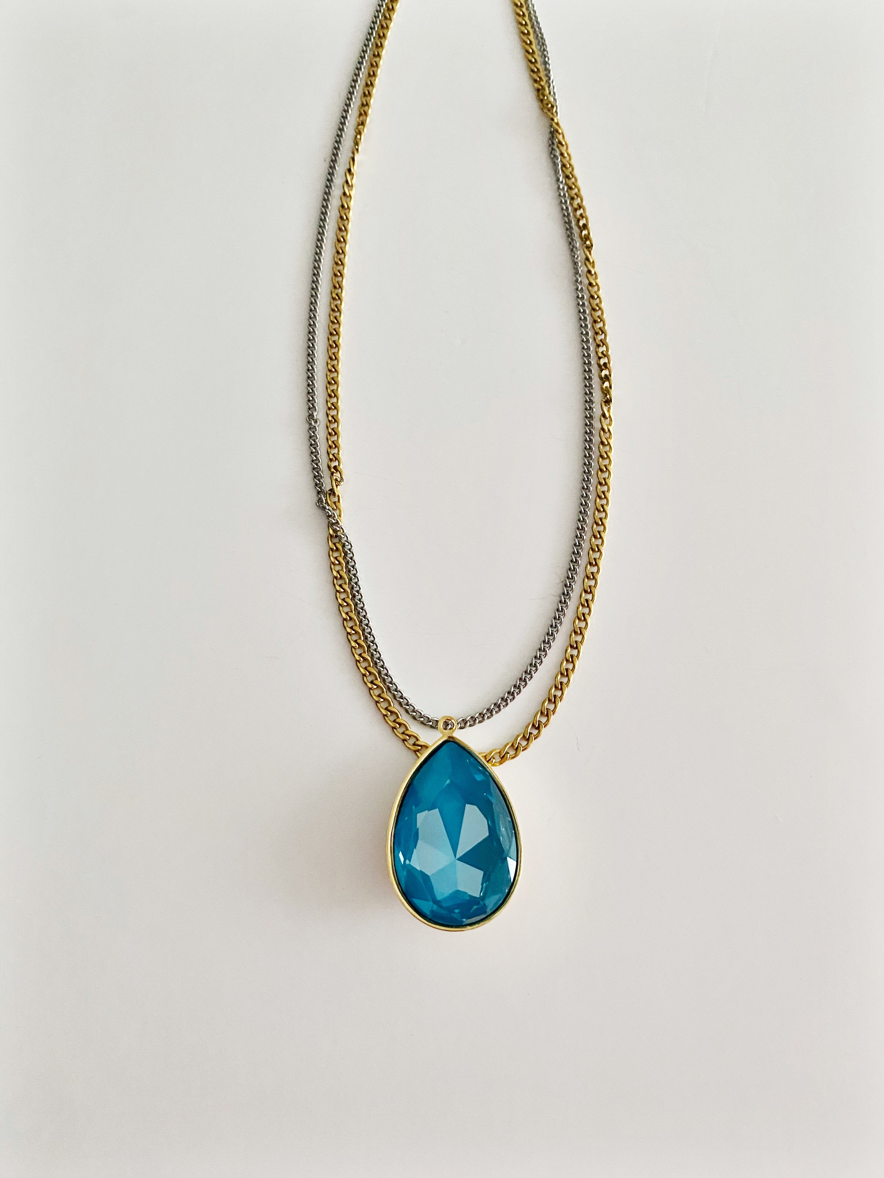 Collier pendentif Teal Love \ prix FOU!!!!