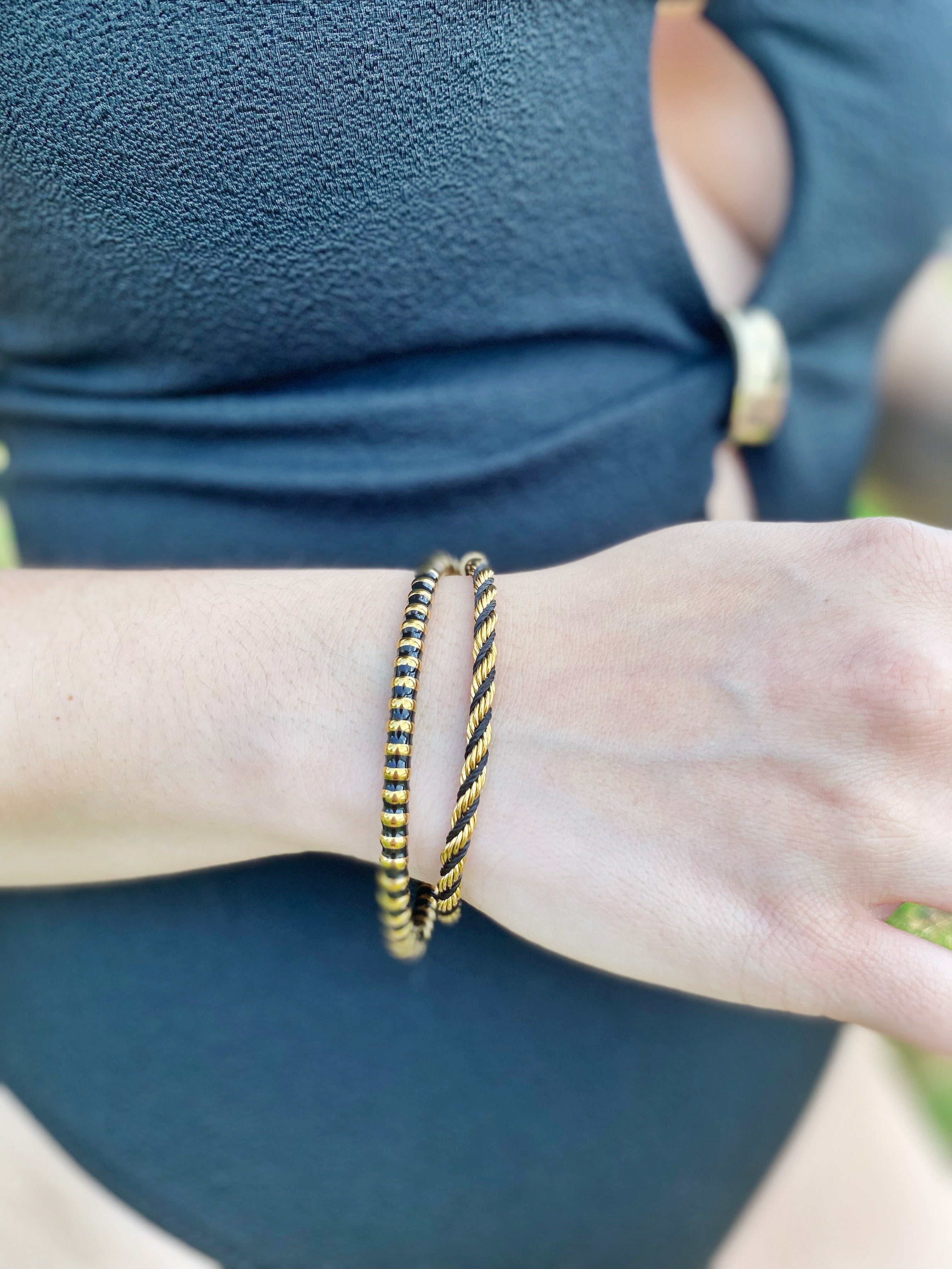 Bracelet Marbella \ noir