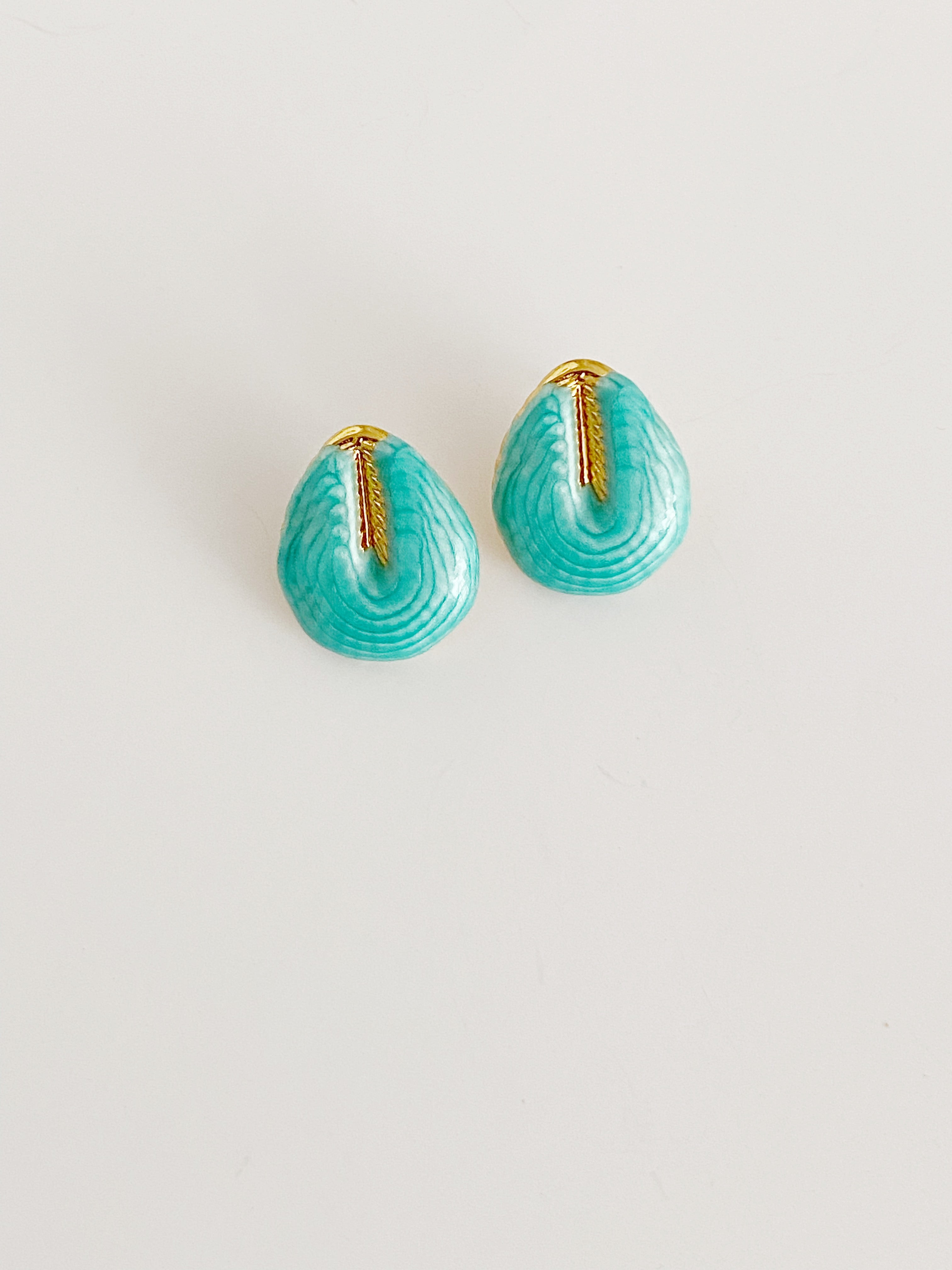Boucles d'oreilles Naïade \ vert