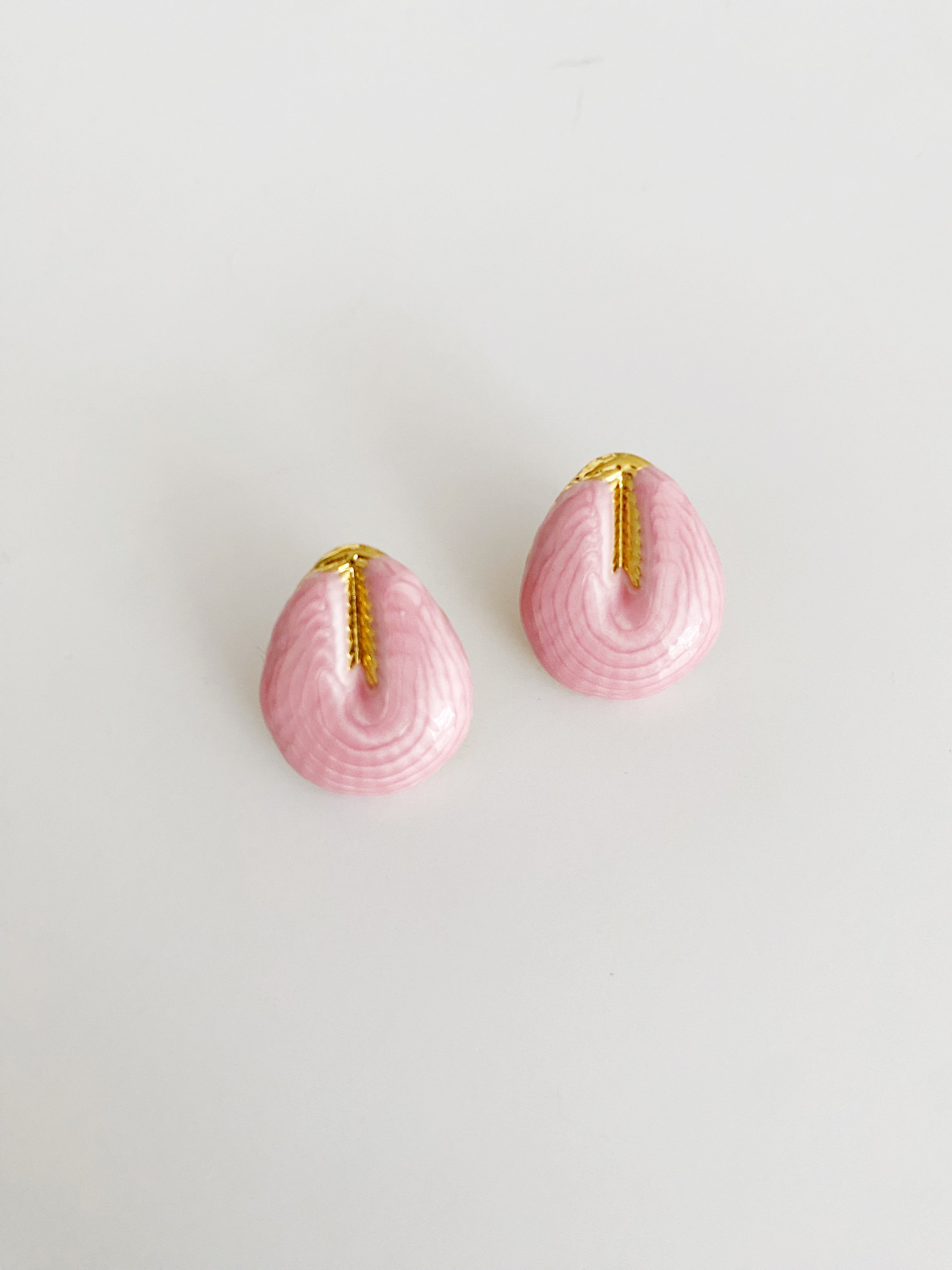 Boucles d'oreilles Naïade \ rose