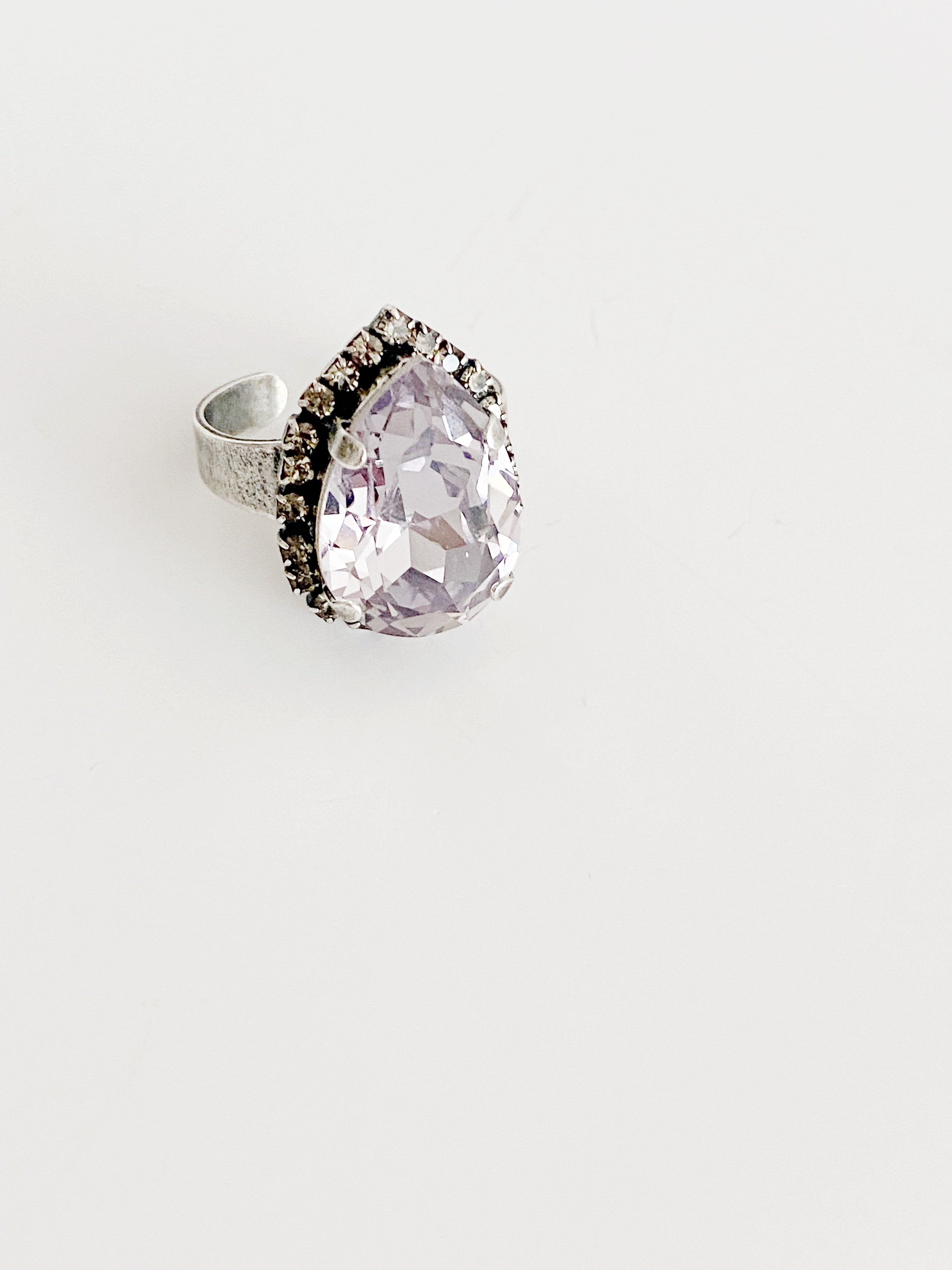 Bague Naya \ smoky mauve \ pièce unique