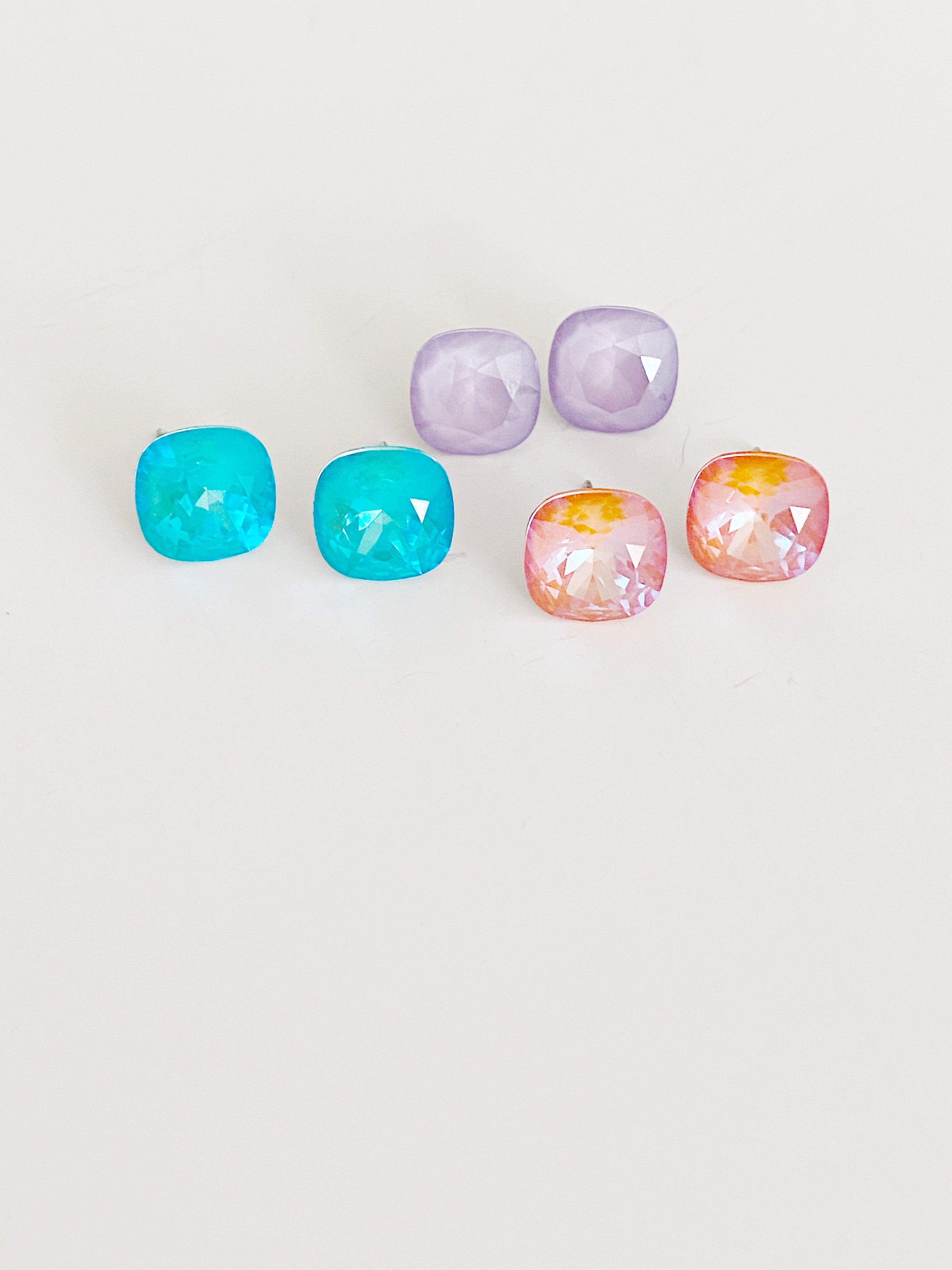Ensemble de boucles d'oreilles Lune et marée