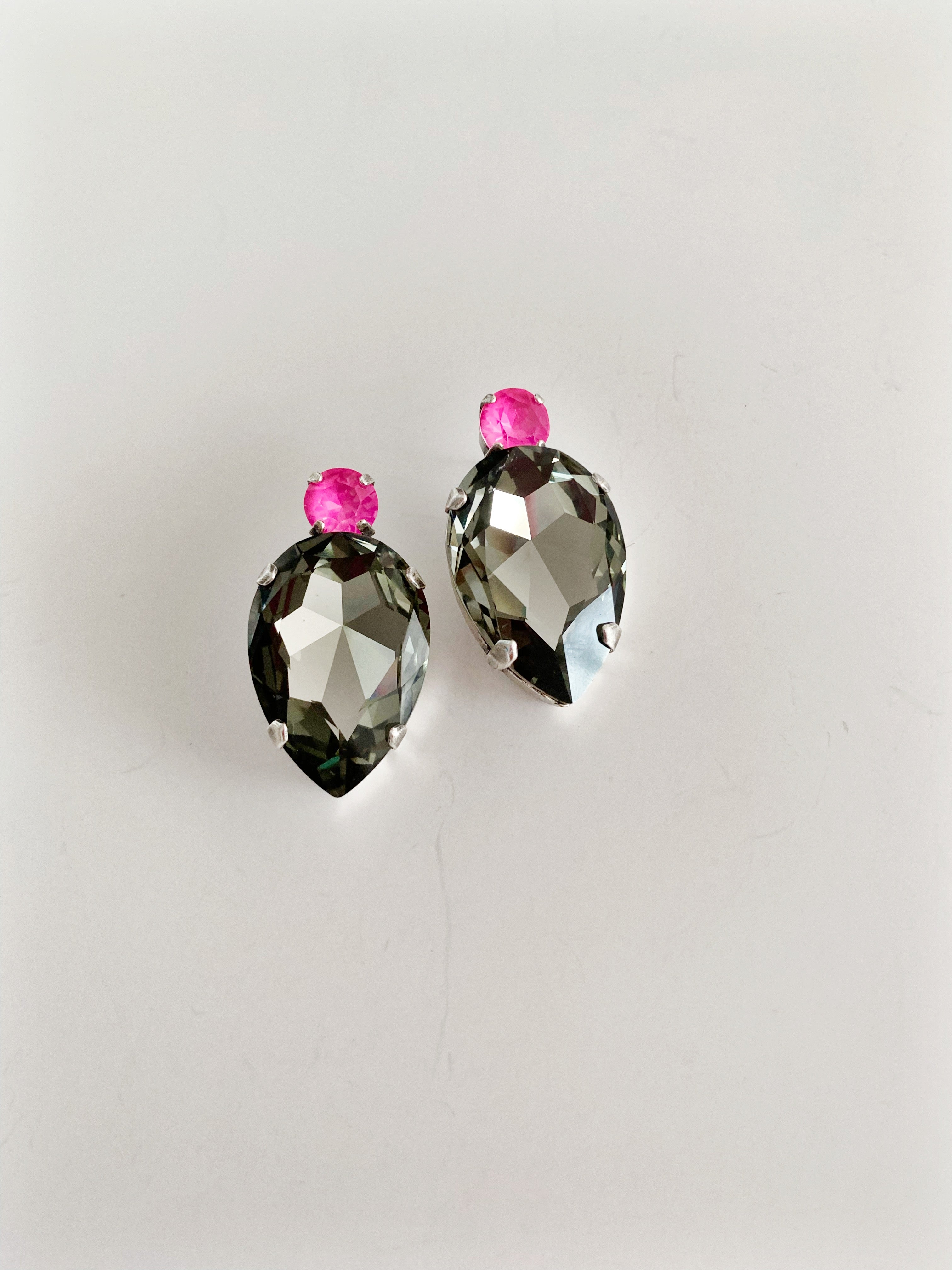 Boucles d'oreilles Glam Electric pink