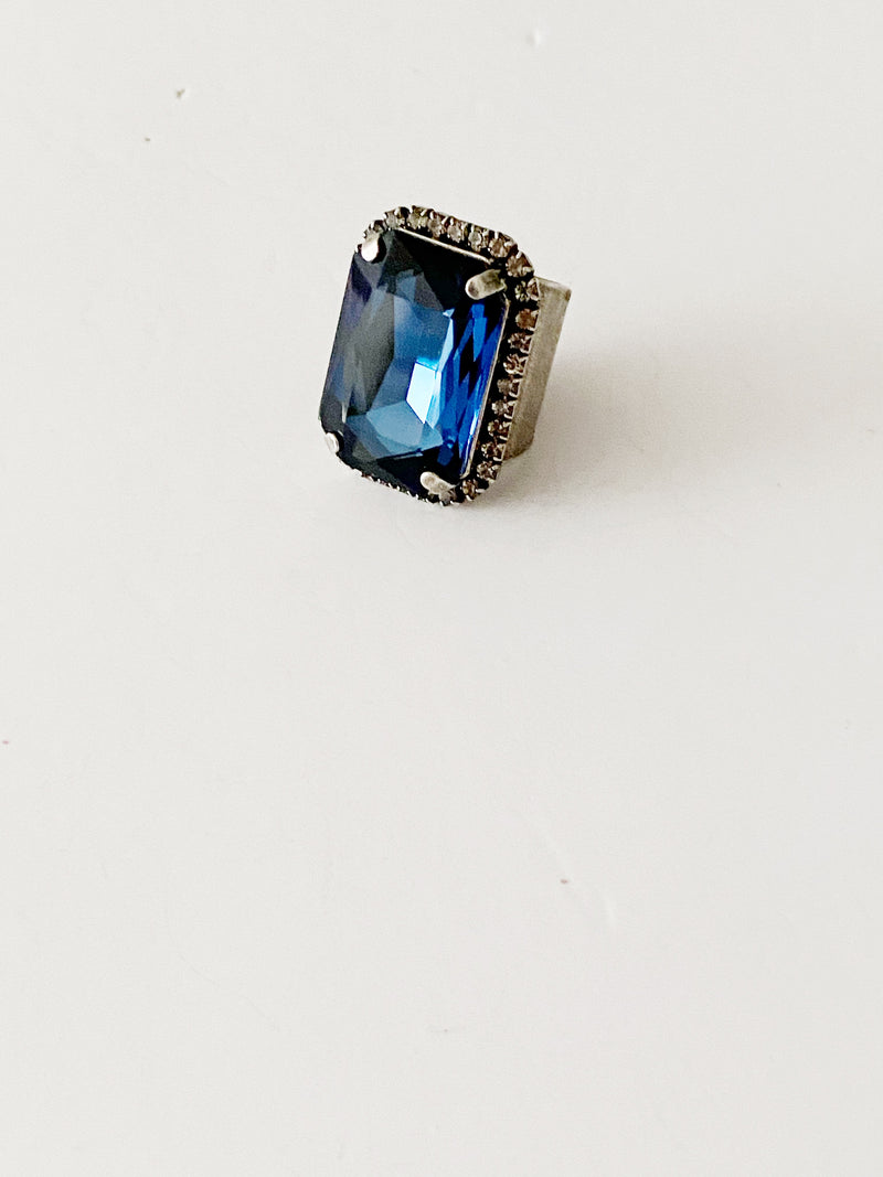 Bague cocktail Stella \ blue