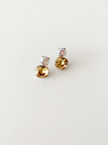 Boucles d'oreilles stud \Émeraude