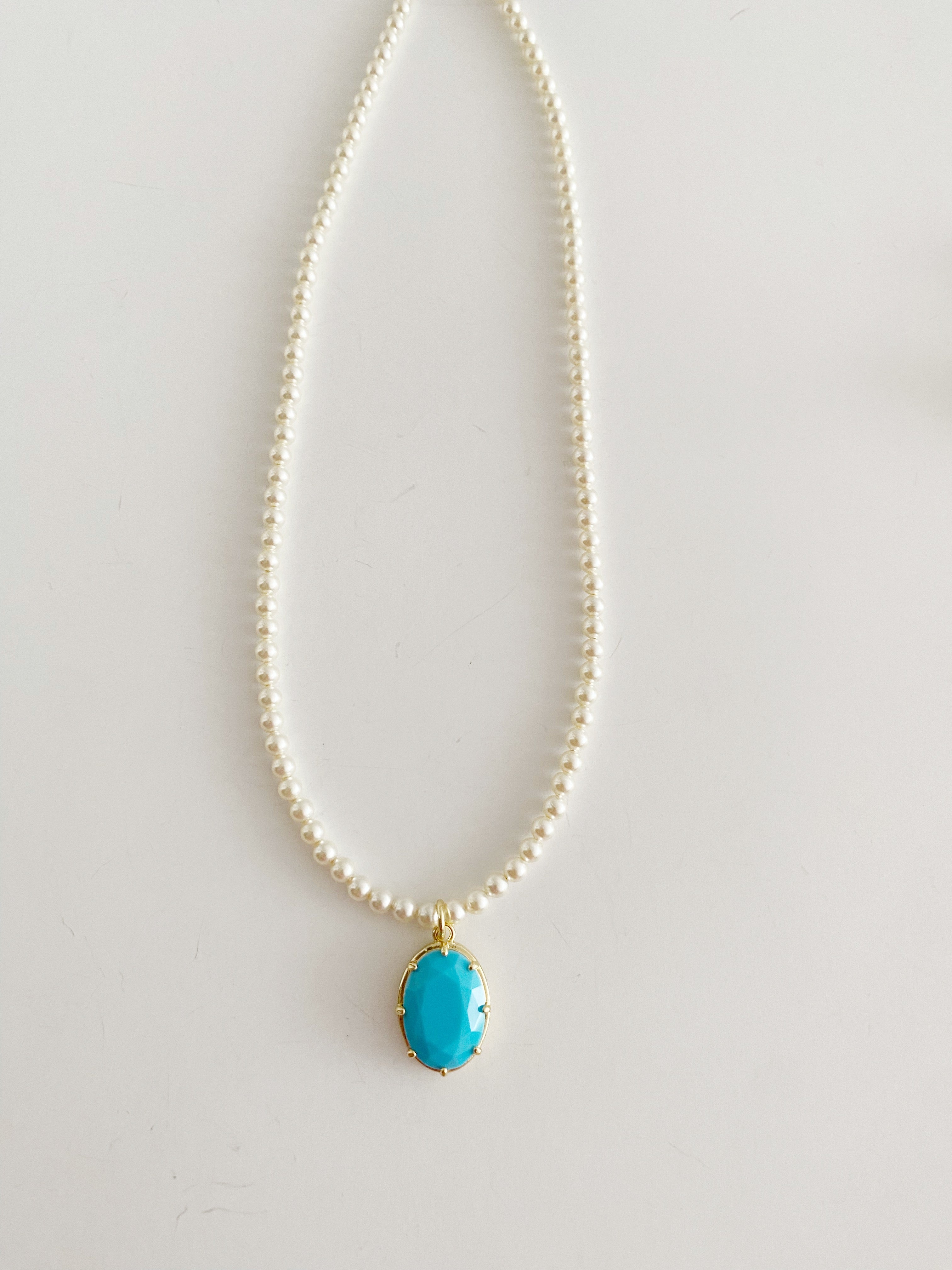 Collier béa turquoise