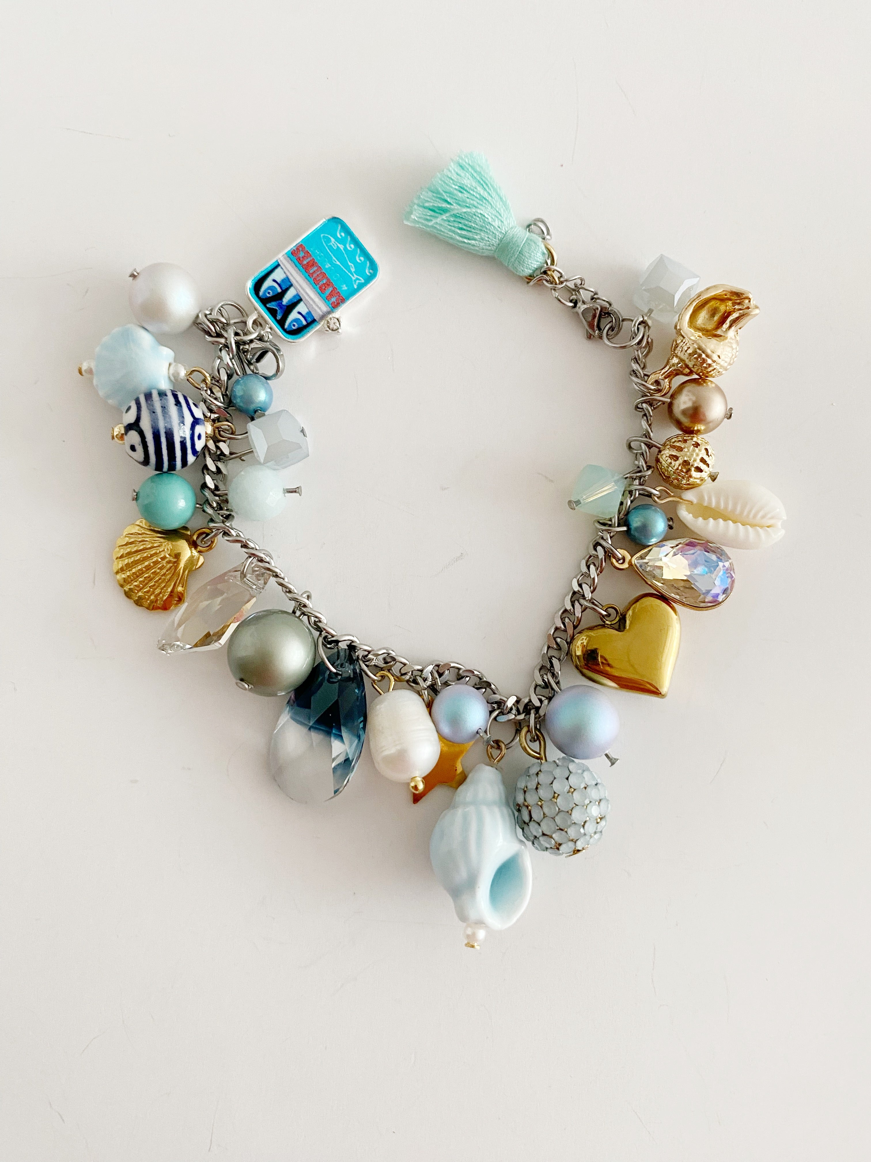 Bracelet breloque bleu Provence