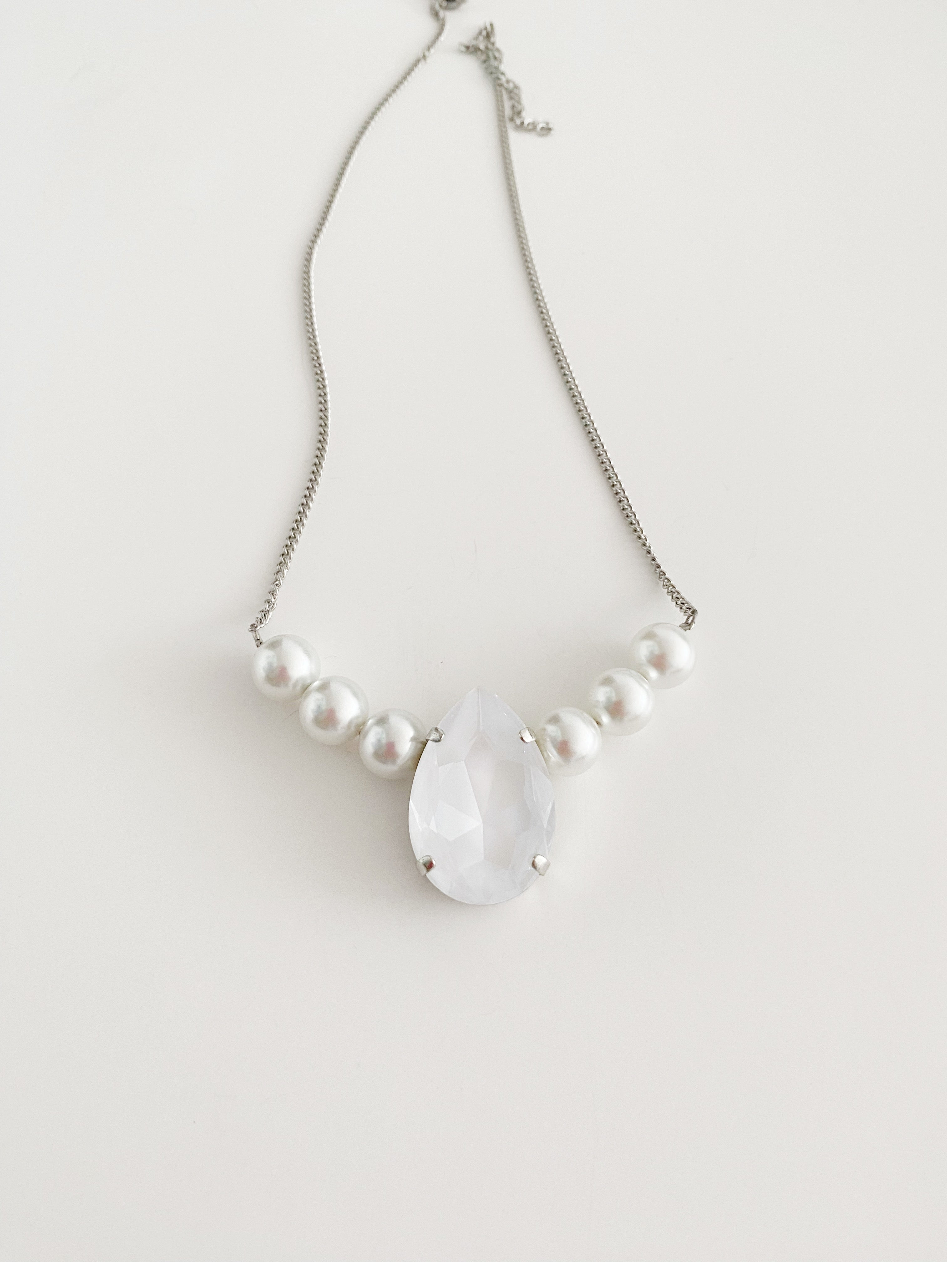 Collier Sorbet coquillage blanc