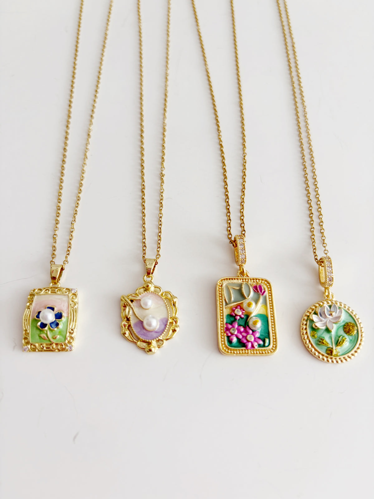Collier pendentif Jardins de Versailles No 2