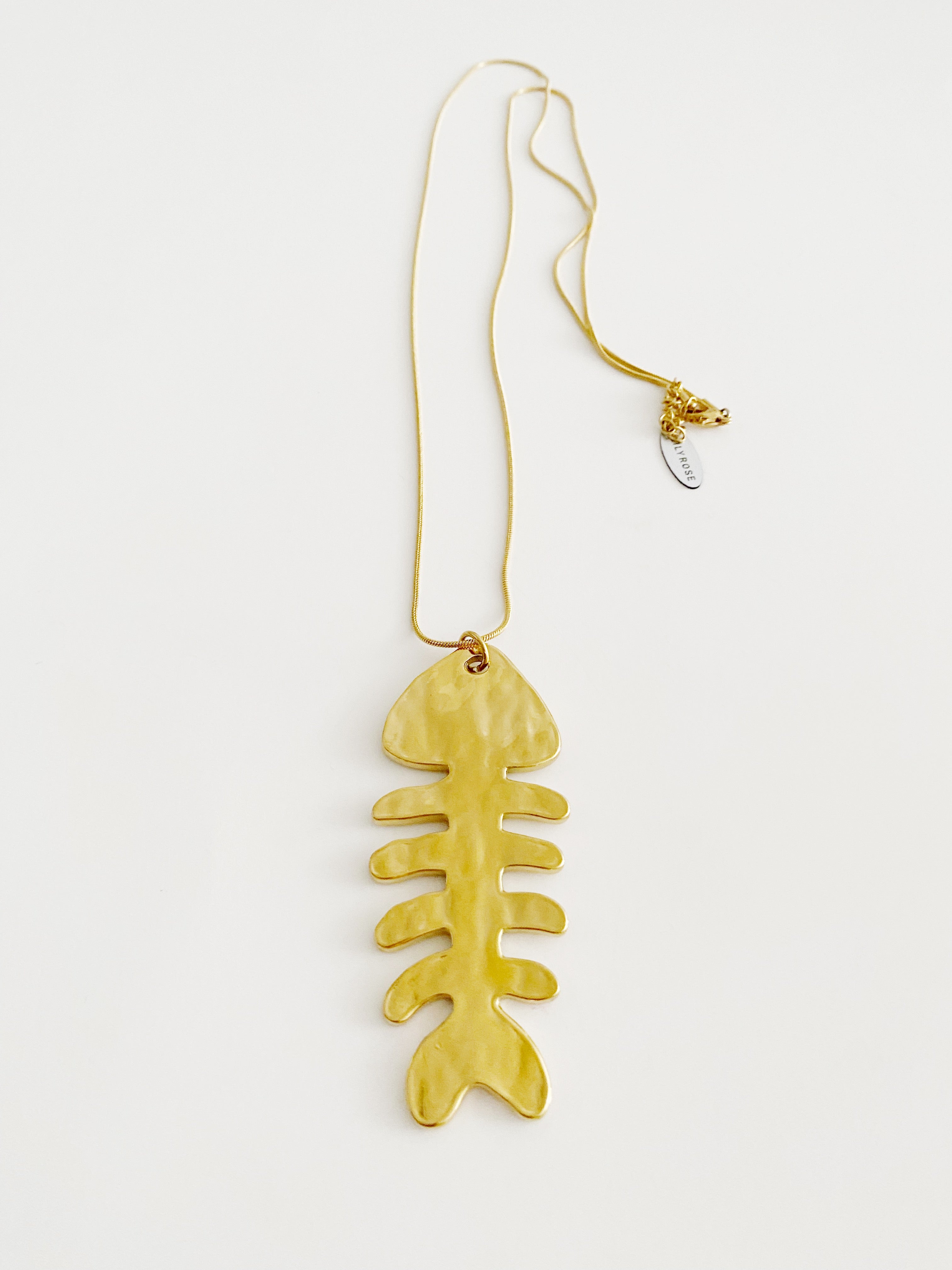 Long collier golden Sea