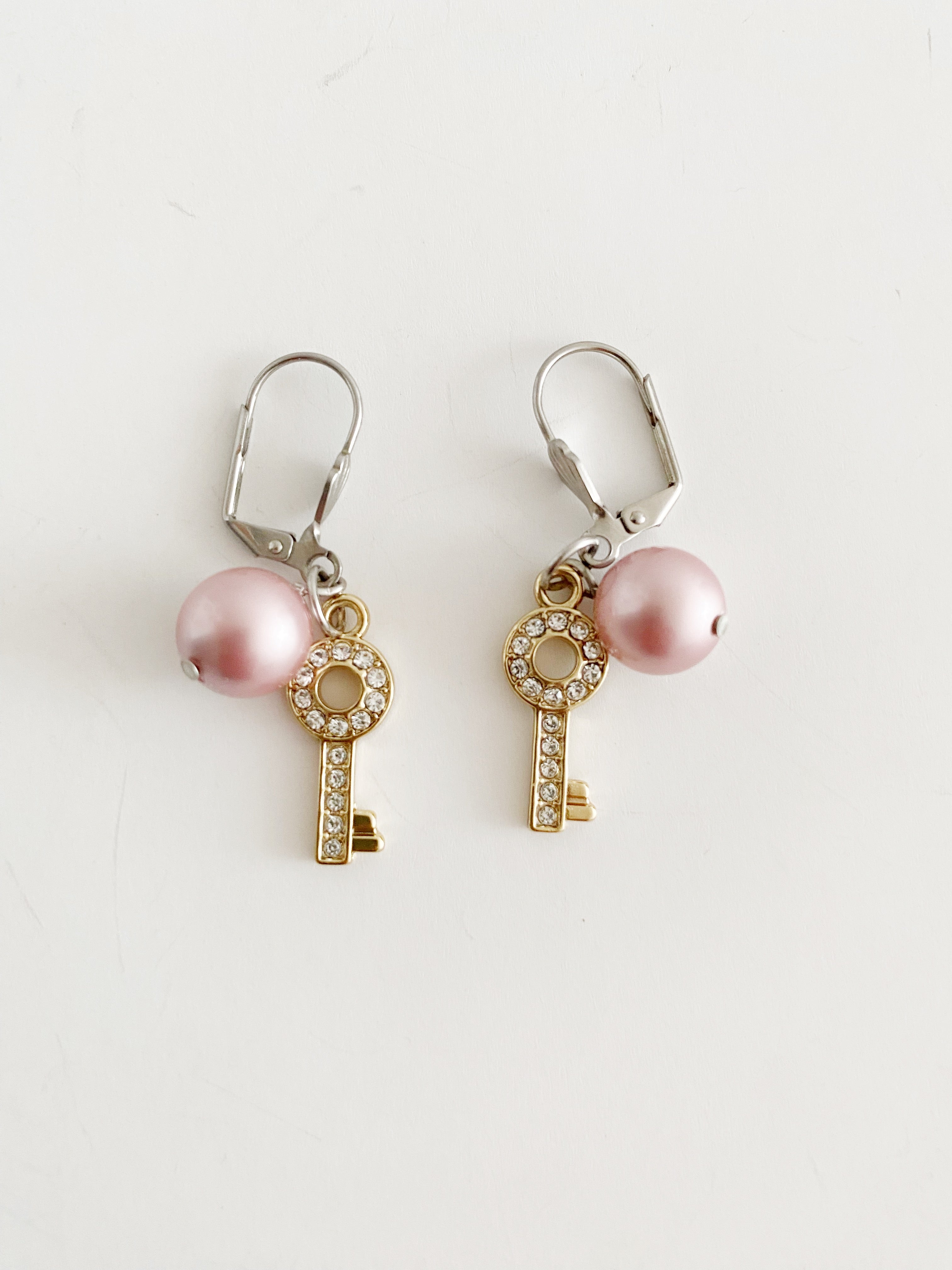 Boucles d'oreilles Pink Key