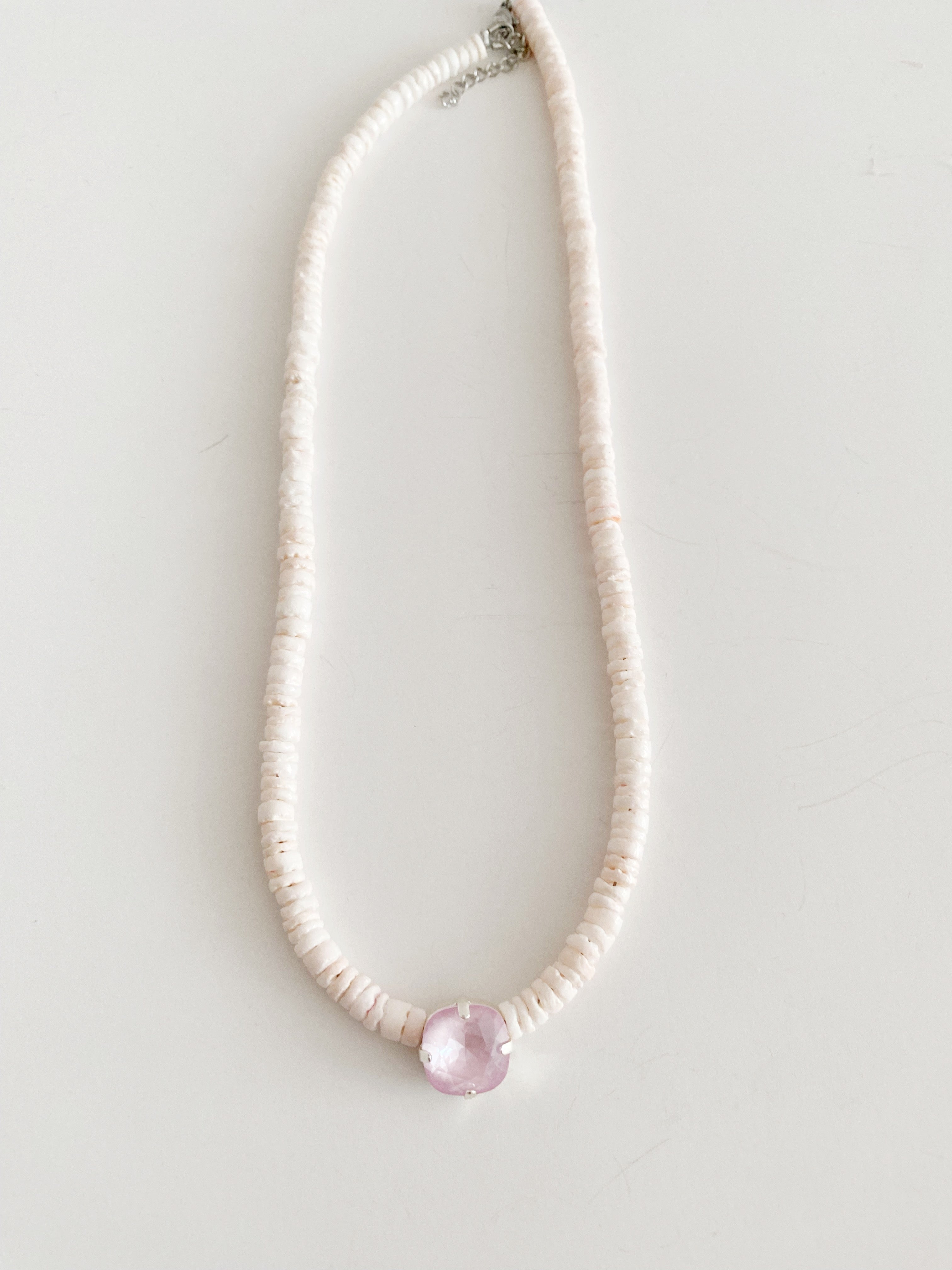 Collier Coquillage rose