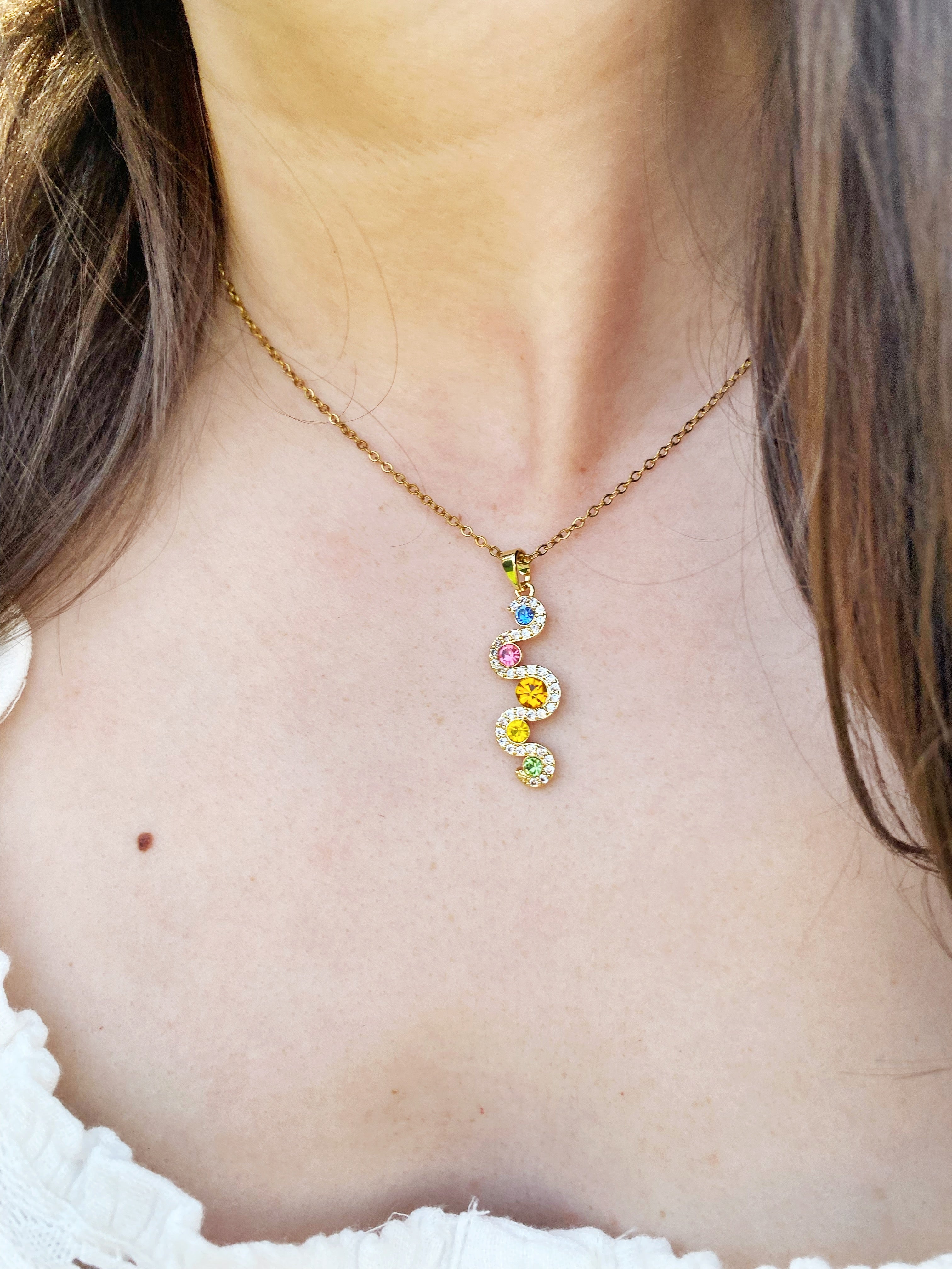 Collier Summer rainbow