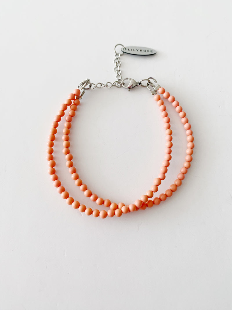 Bracelet Lily corail