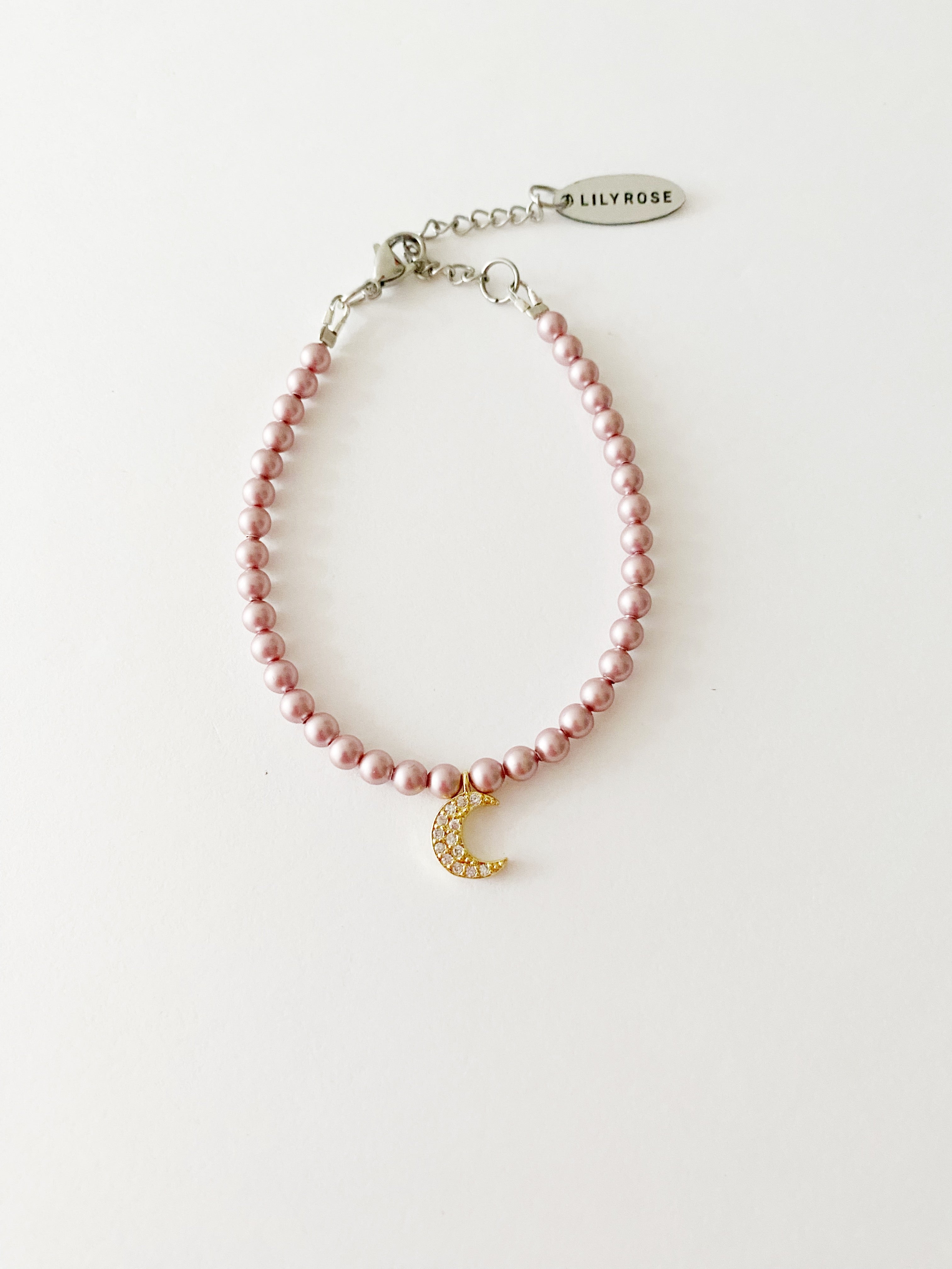 Bracelet moon \ pink
