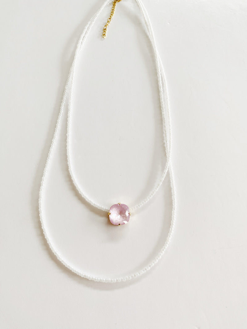 Collier Sannya  \ pink