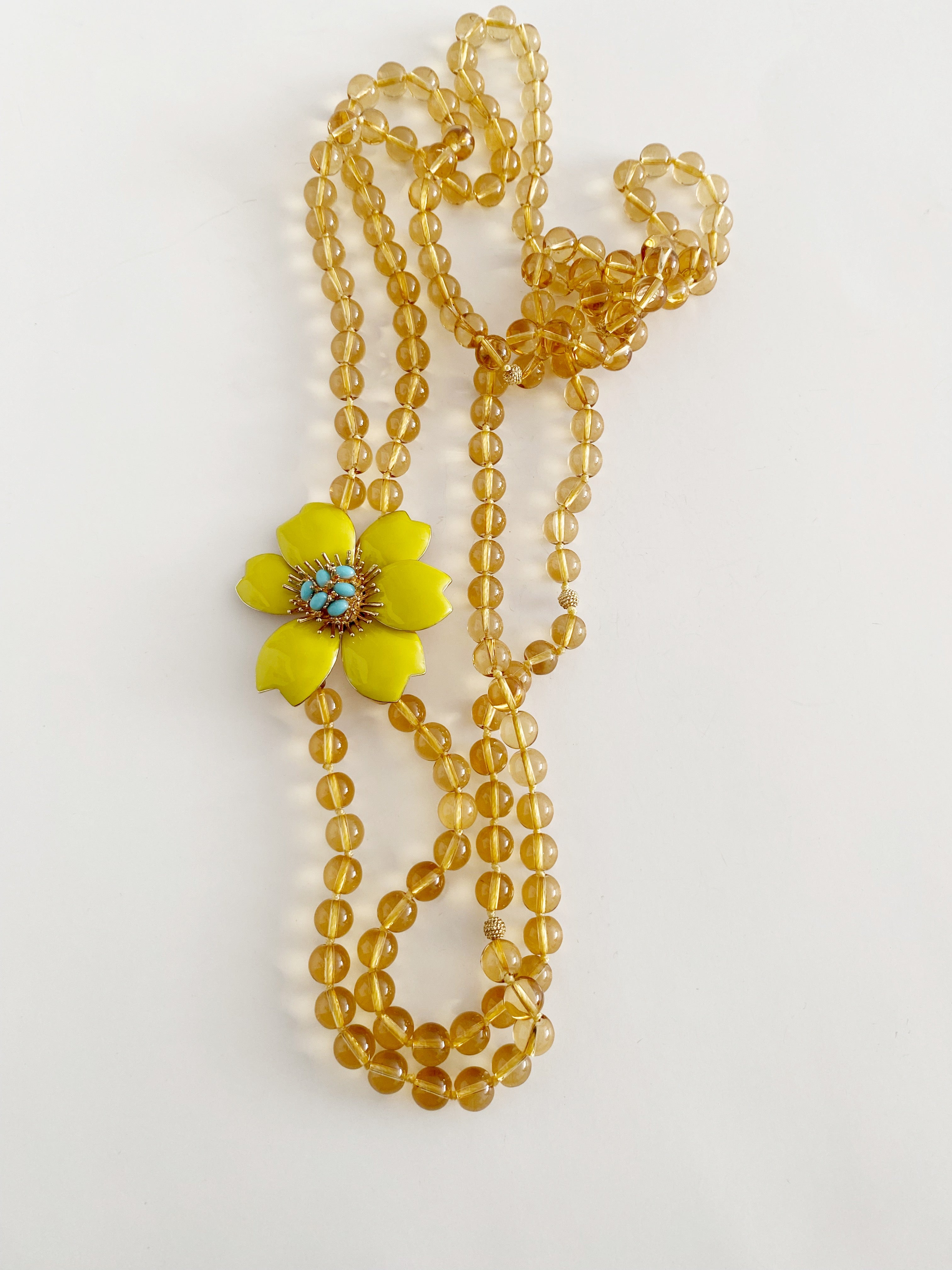 Collier  long VINTAGE H-03