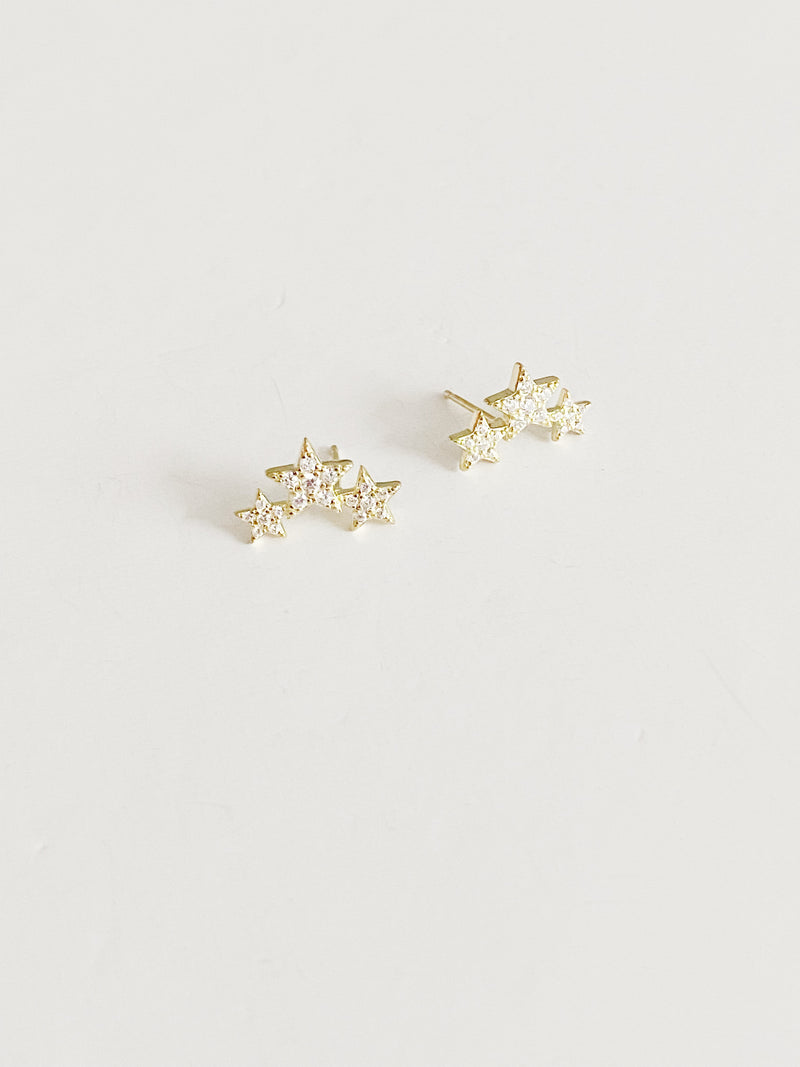 Boucles d'oreilles Étoiles filantes 💫 gold