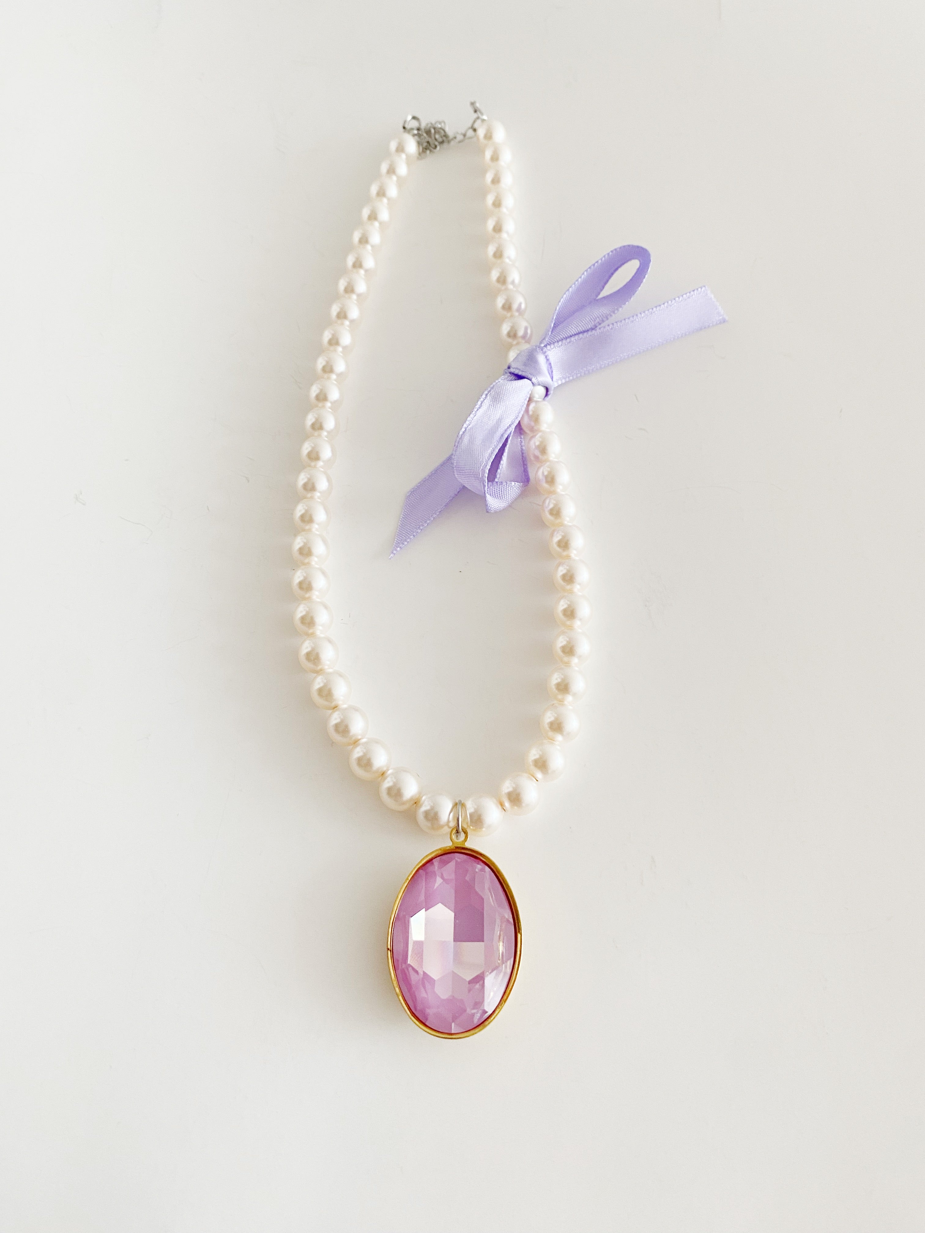 Collier Sissi mauve