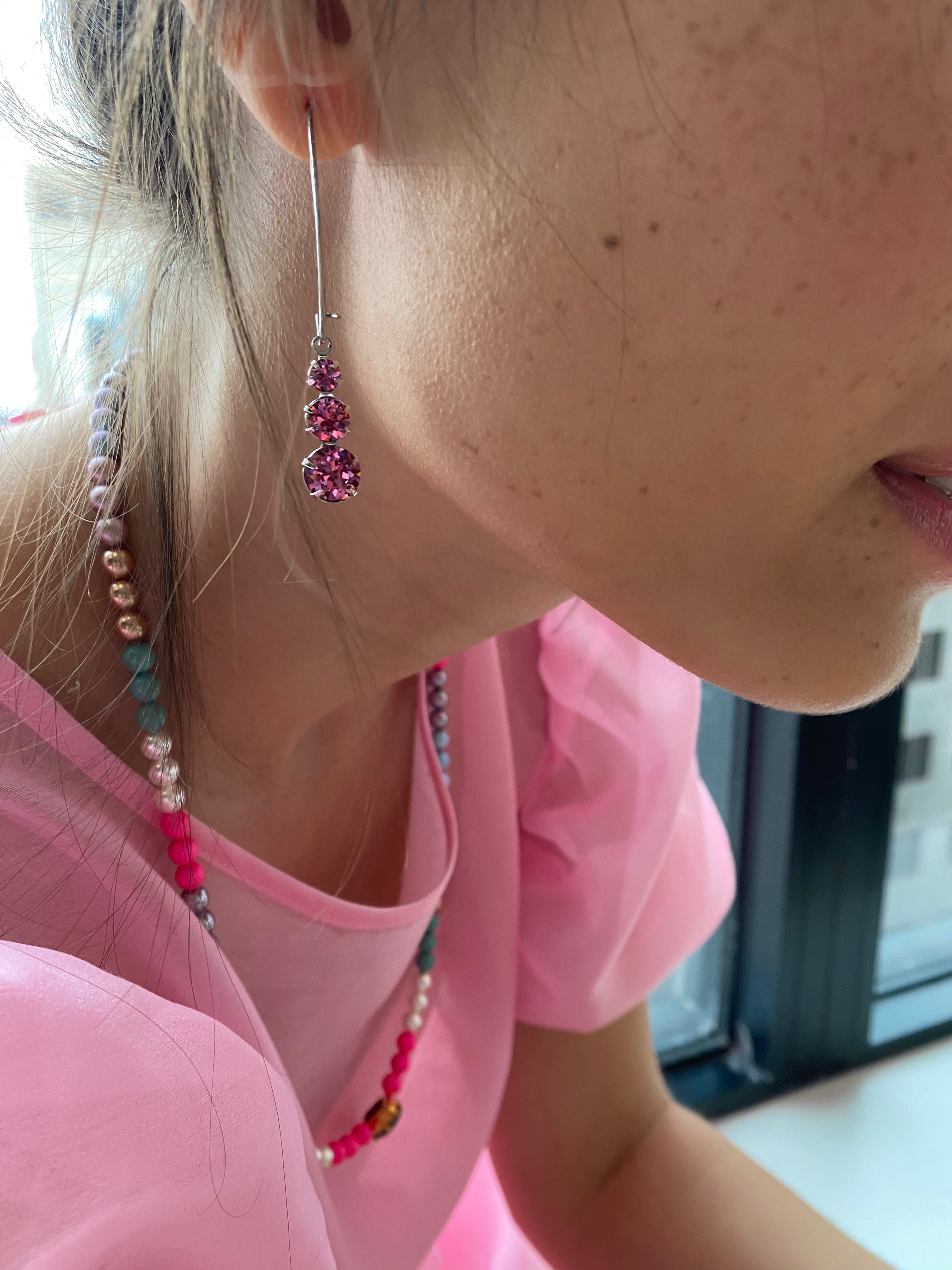 Boucles d'oreilles Bella Rose