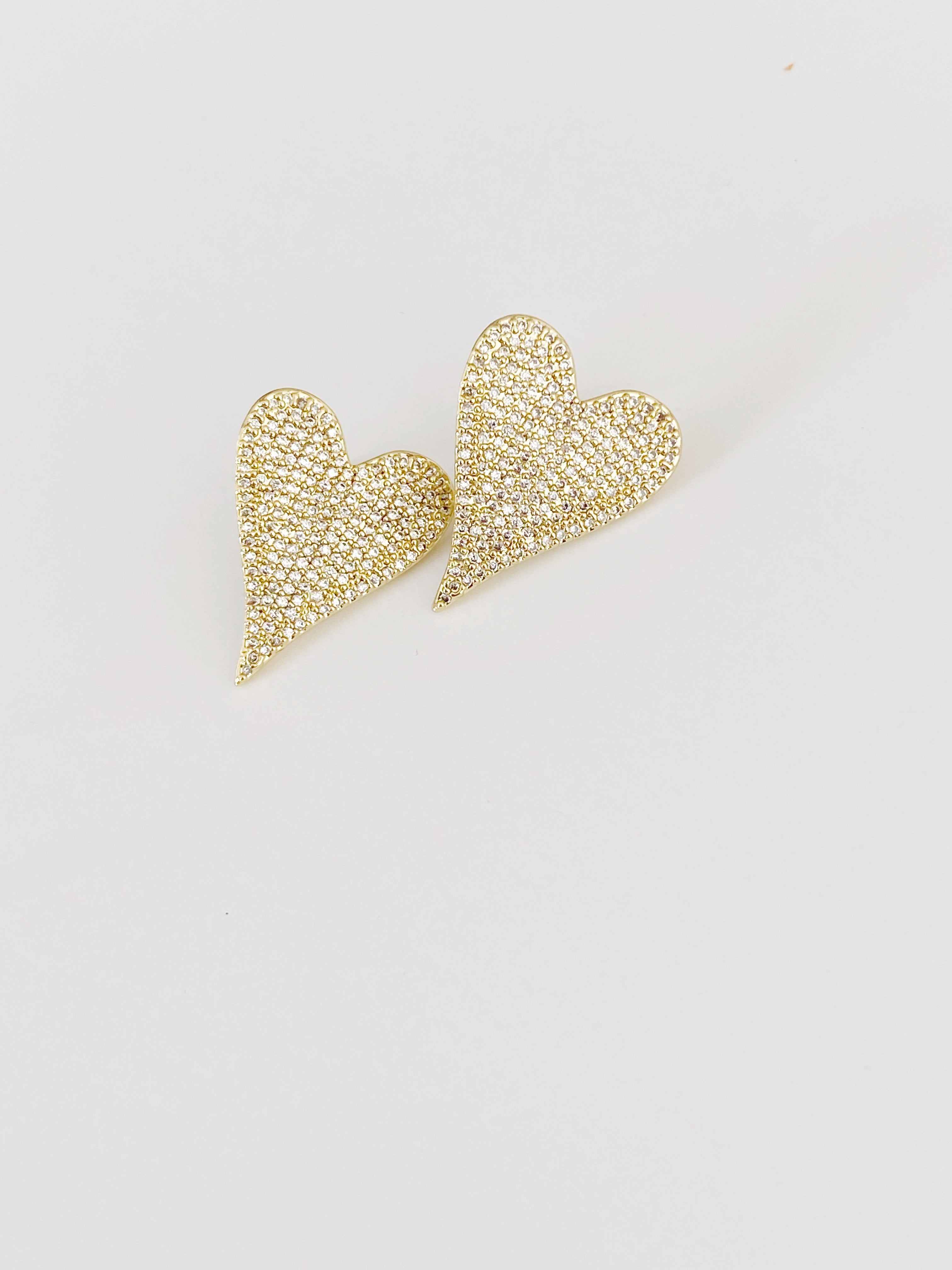 Boucles d'oreilles Amour en or
