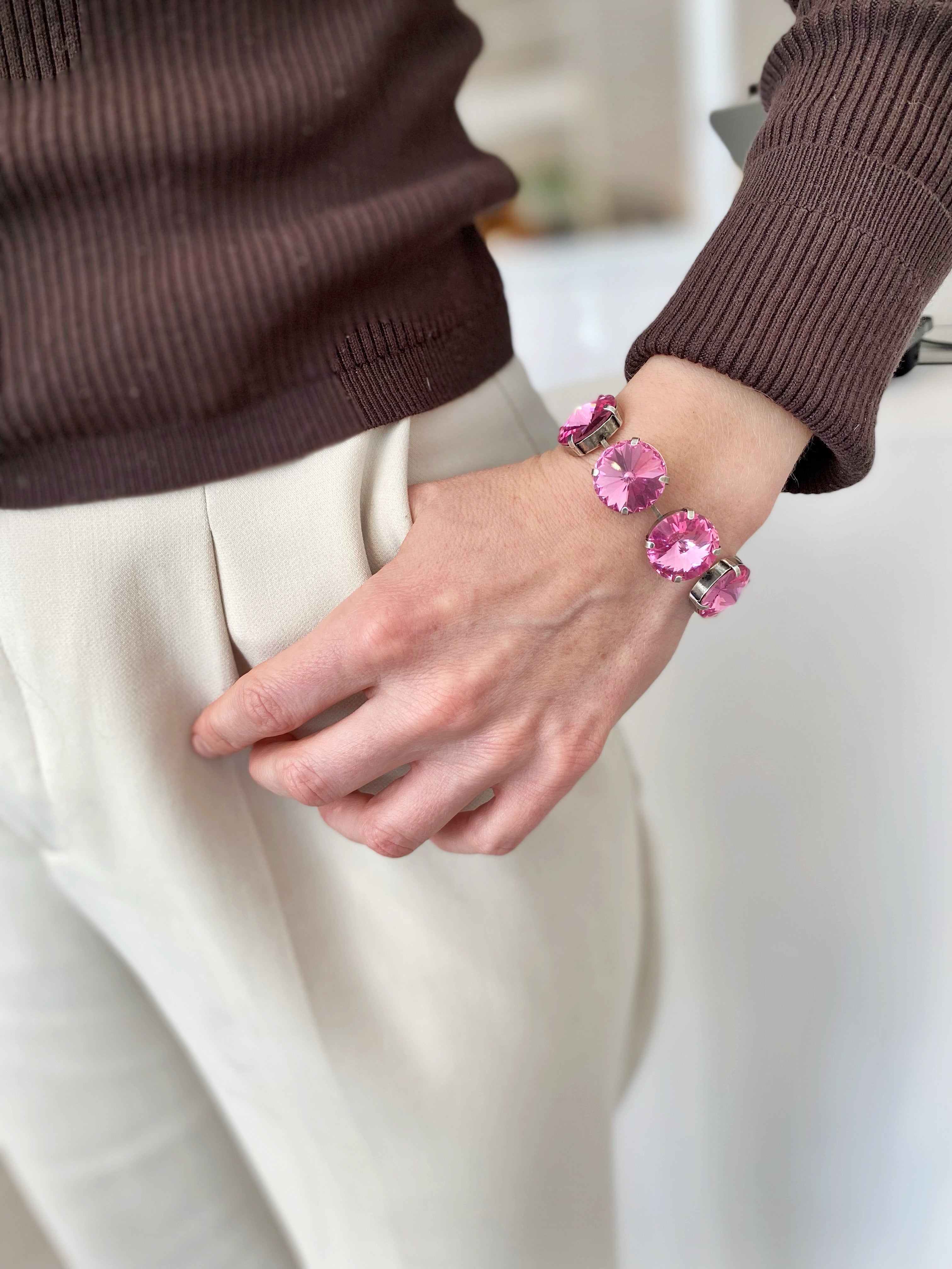 Bracelet Bella rose / Edition Spéciale ❤️‍🔥💋❤️‍🔥