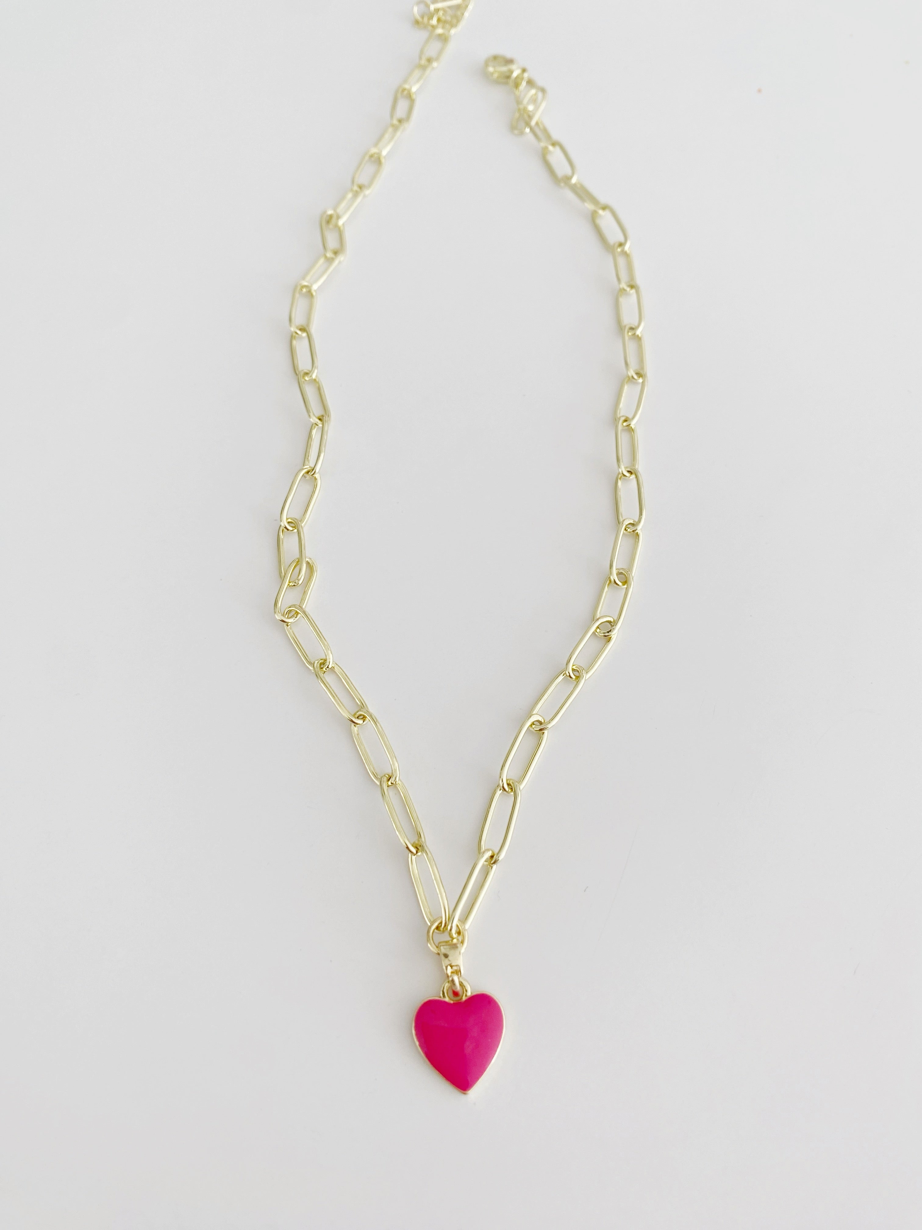 Collier Heartbeat Rose 💖\ prix spécial ✨