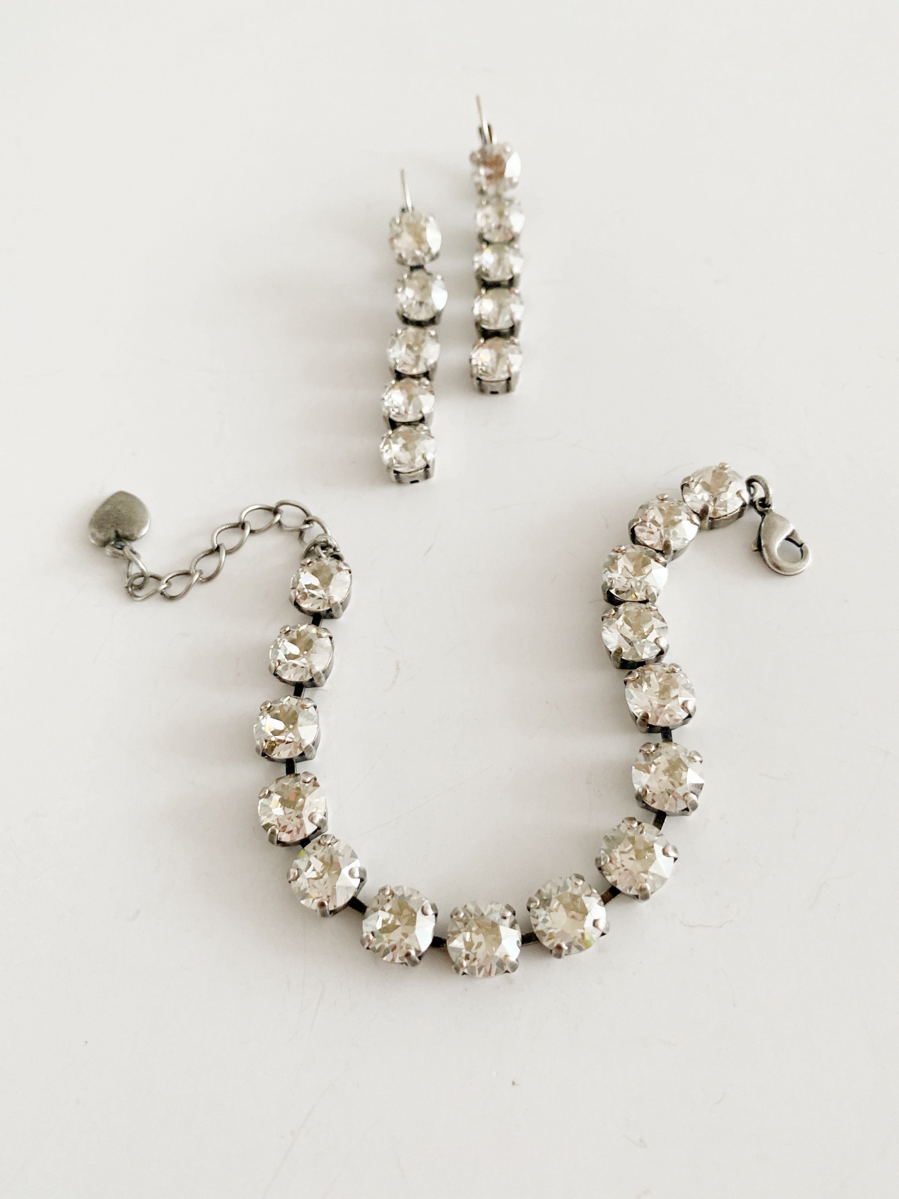 Ensemble de bracelet et boucles d'oreilles Seforia Silvershade ✨