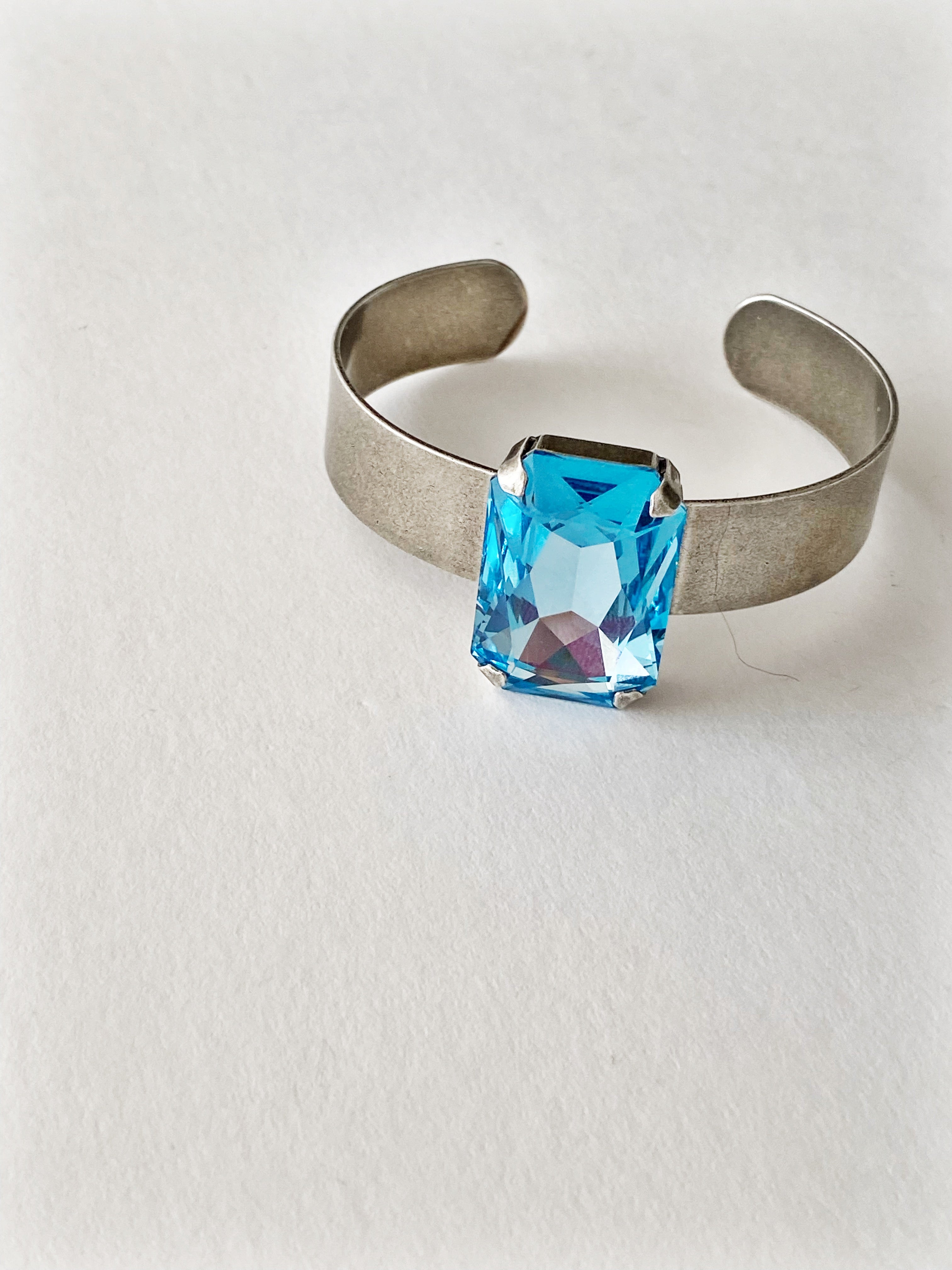 Bracelet style cuff Playa \ aquamarine