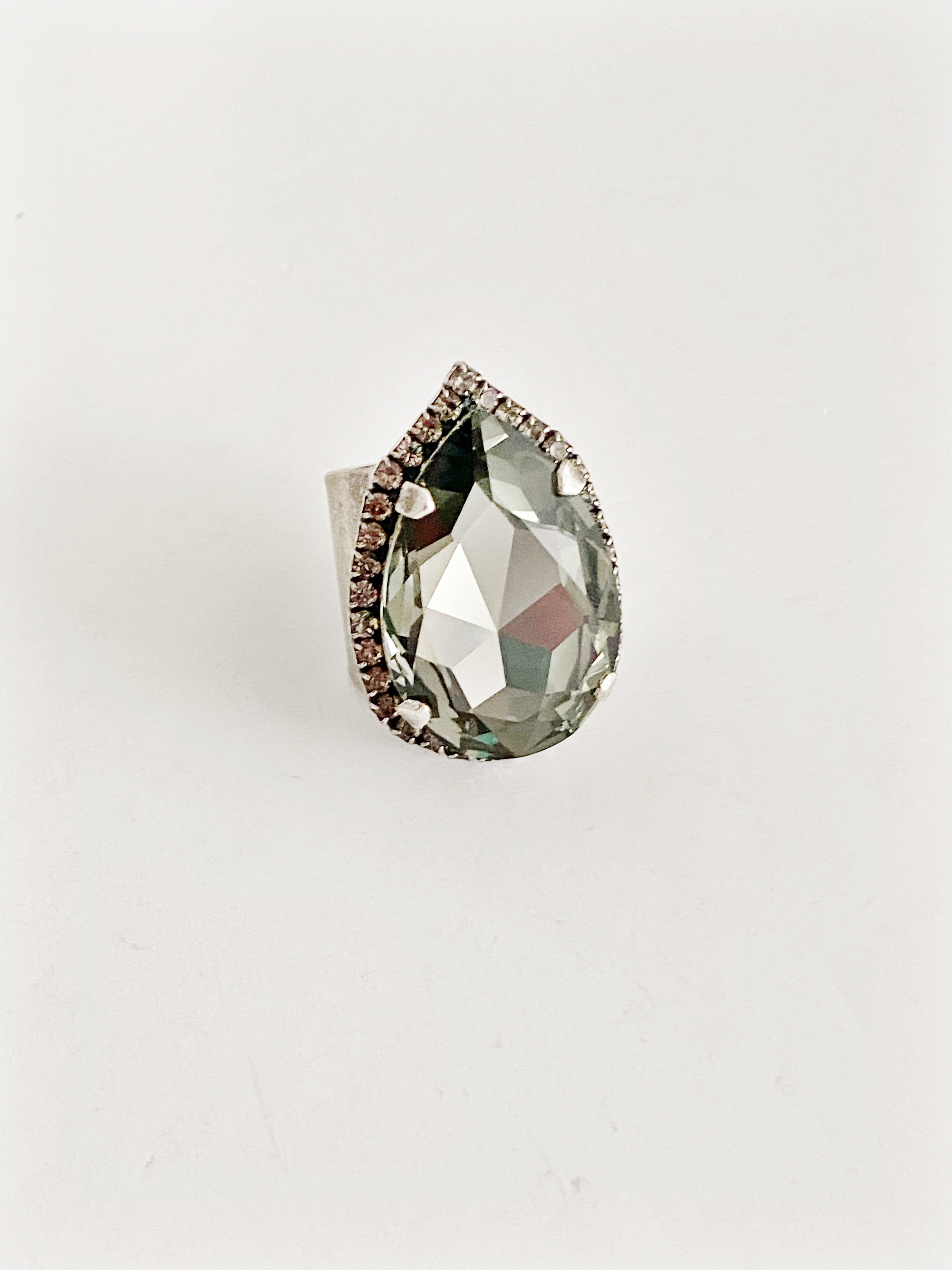 Bague cocktail Black diamond ✨