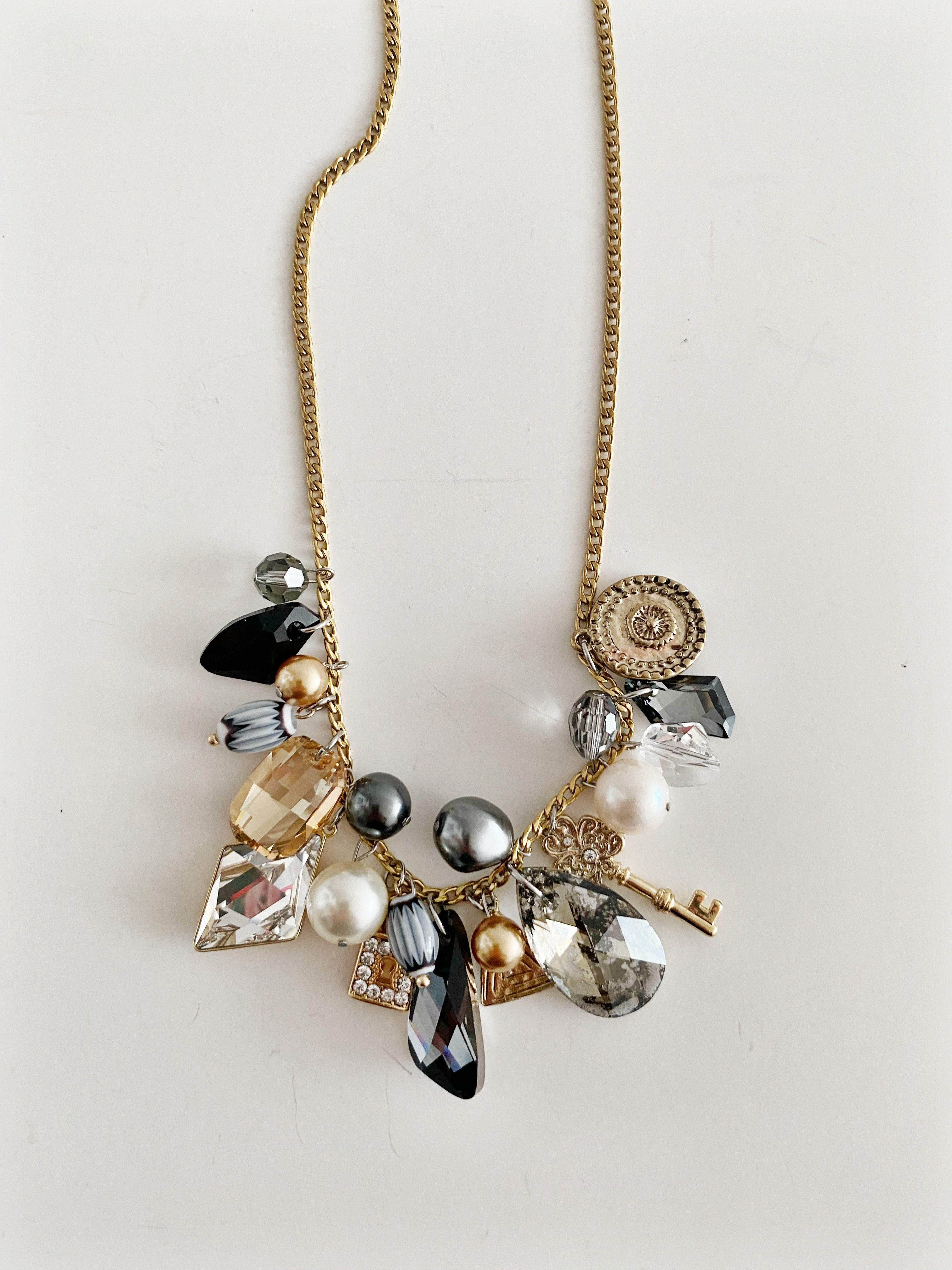 Collier breloques Glam girl