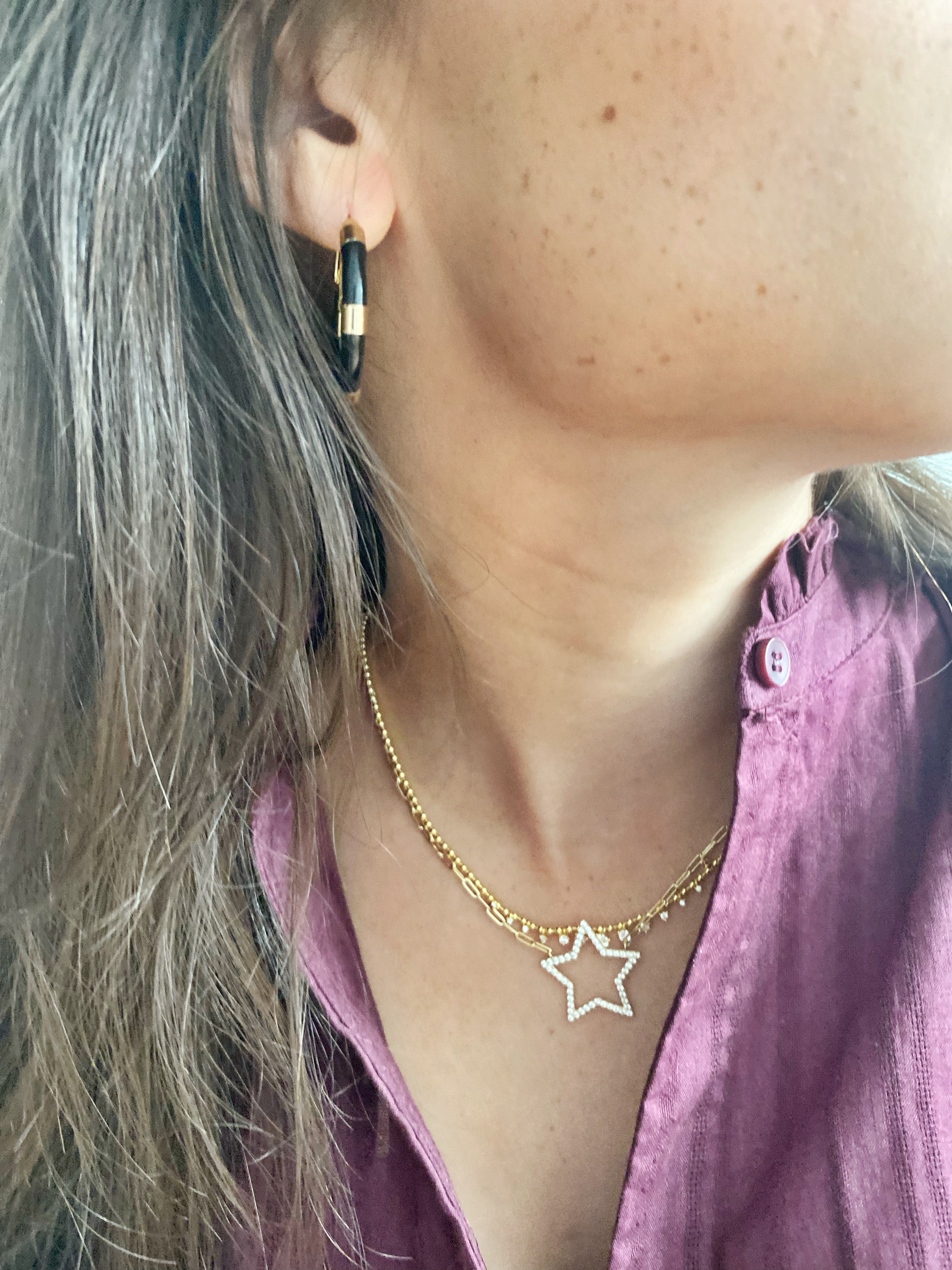 Collier Agatha gold