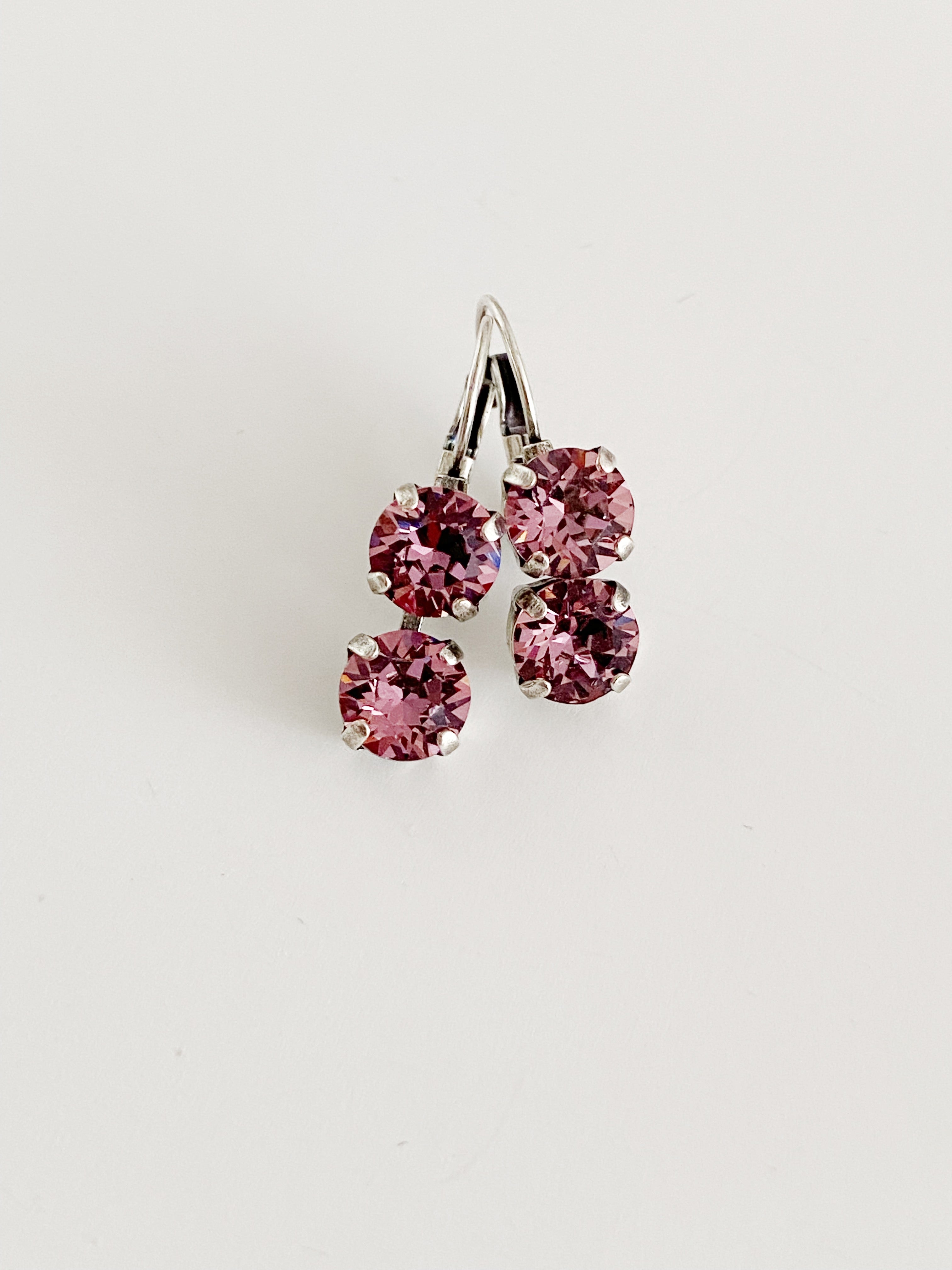 Boucles d'oreilles Béa antique  pink