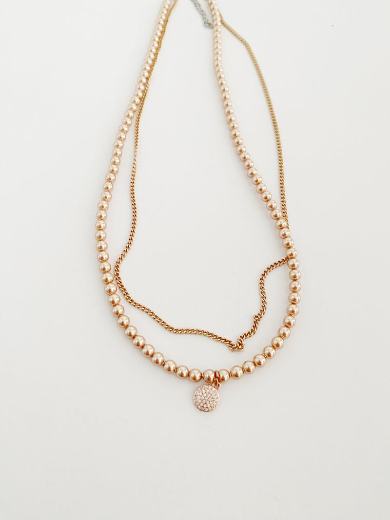 Collier Ava rosegold