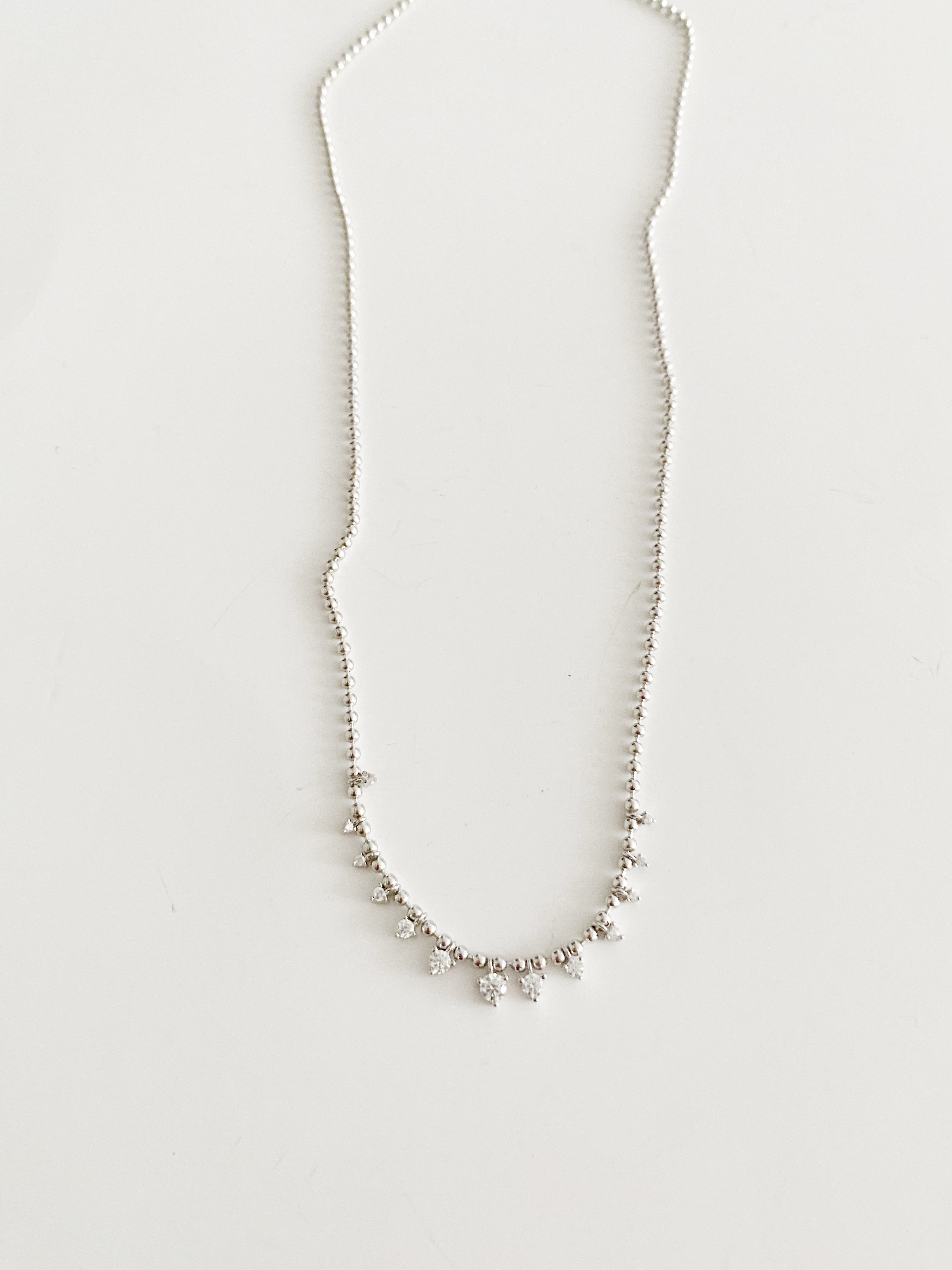 Collier Agatha Silver