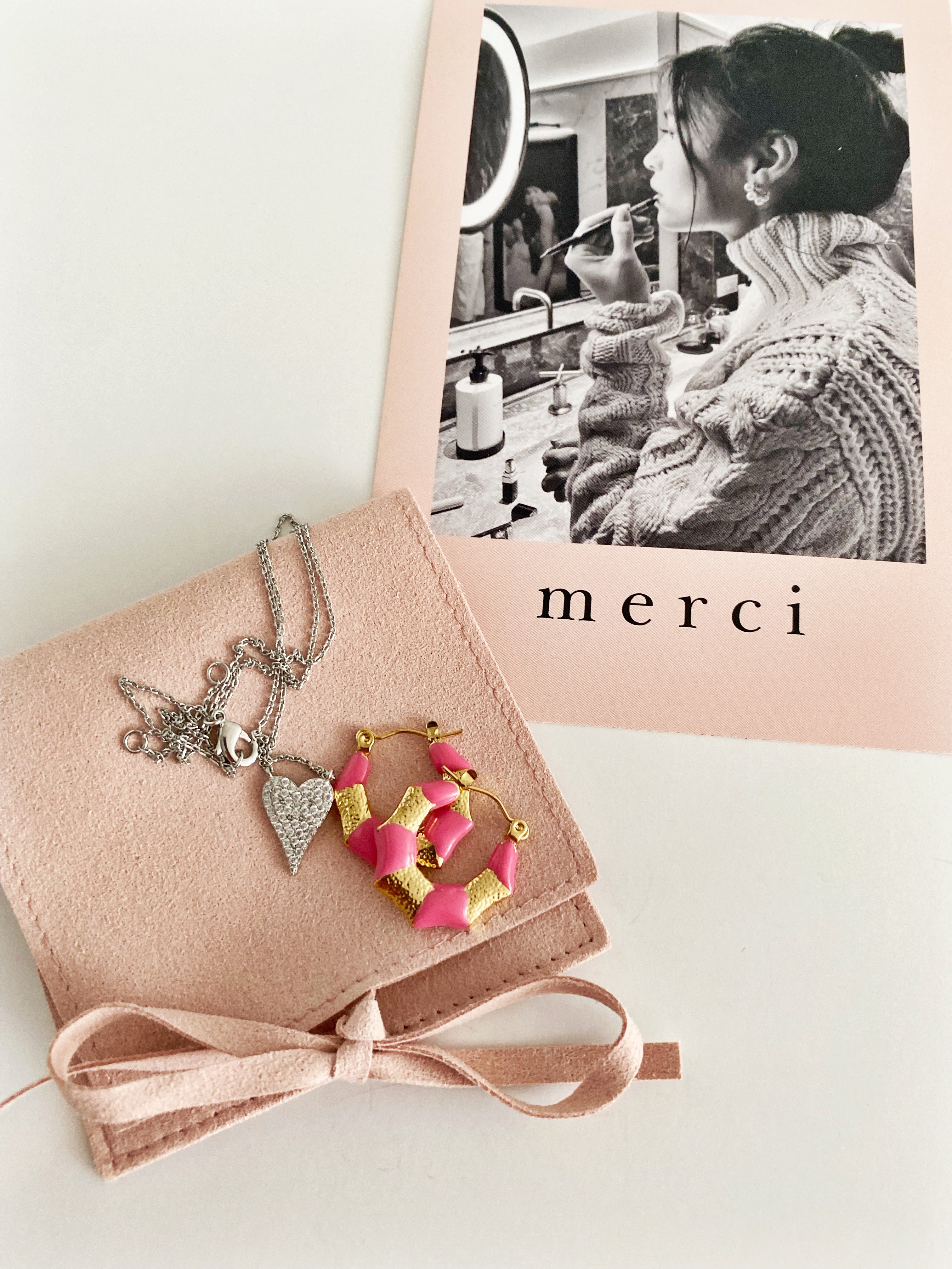 Ensemble vendredi glam rose romance 💖