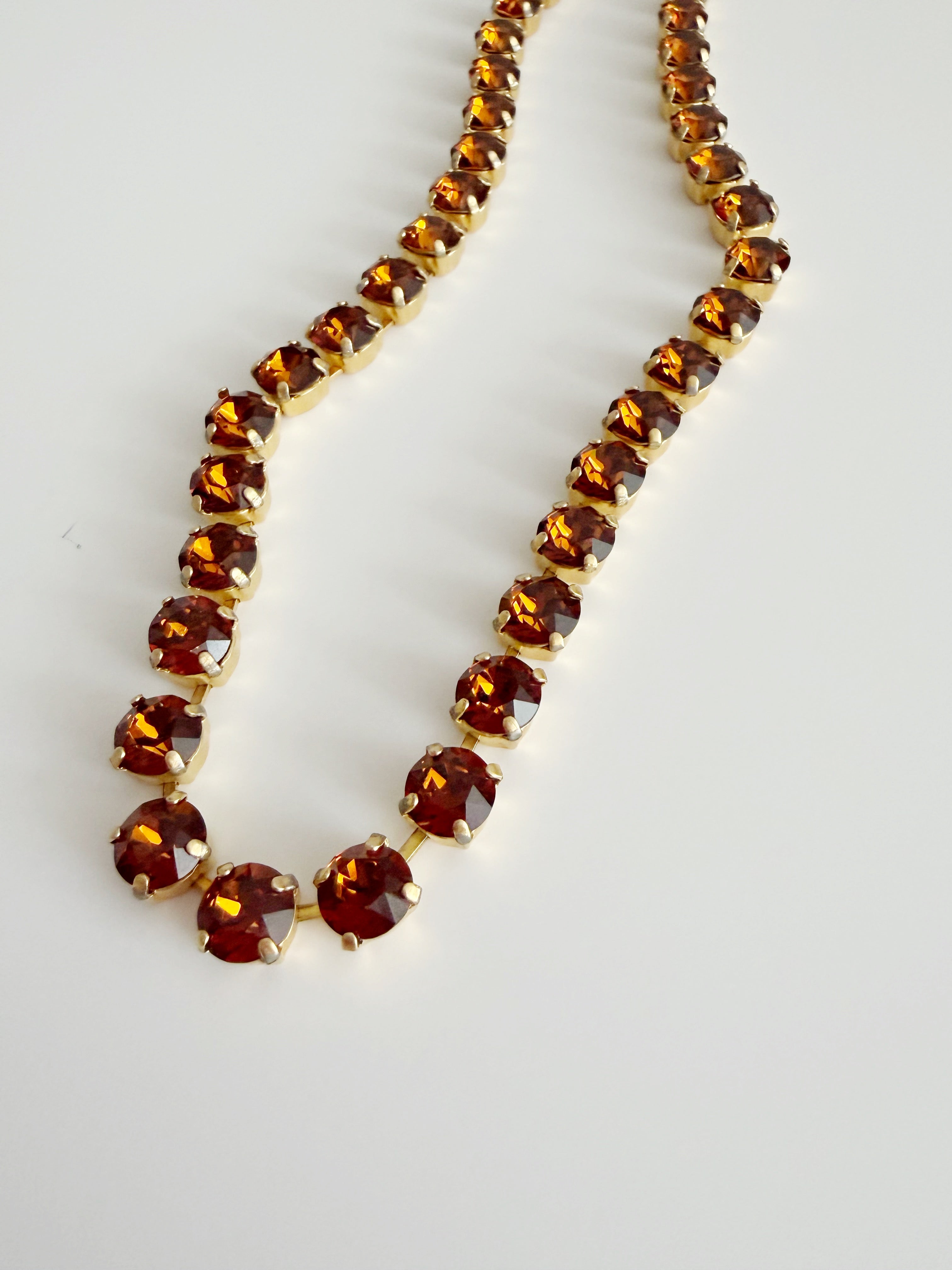 Collier Safira Smoked Amber