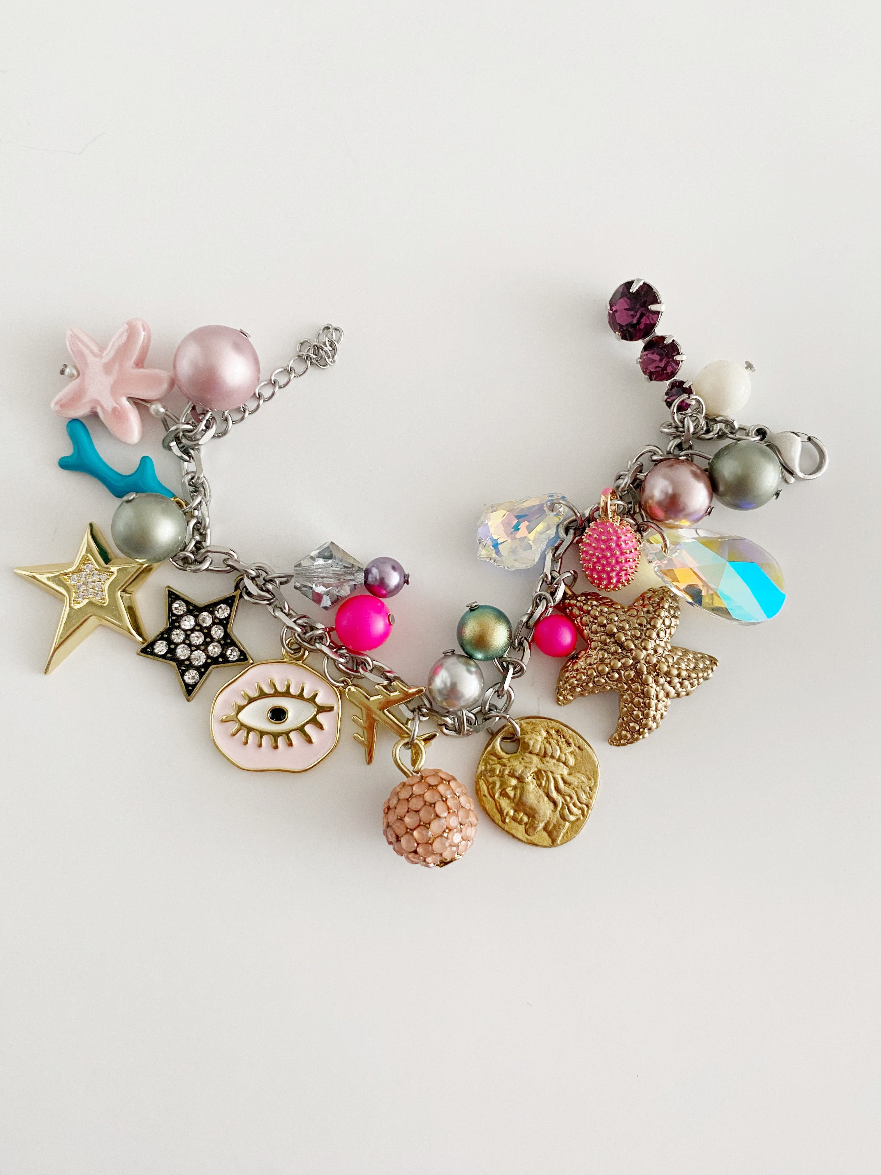 Bracelet breloques  porte- bonheur Candy Love