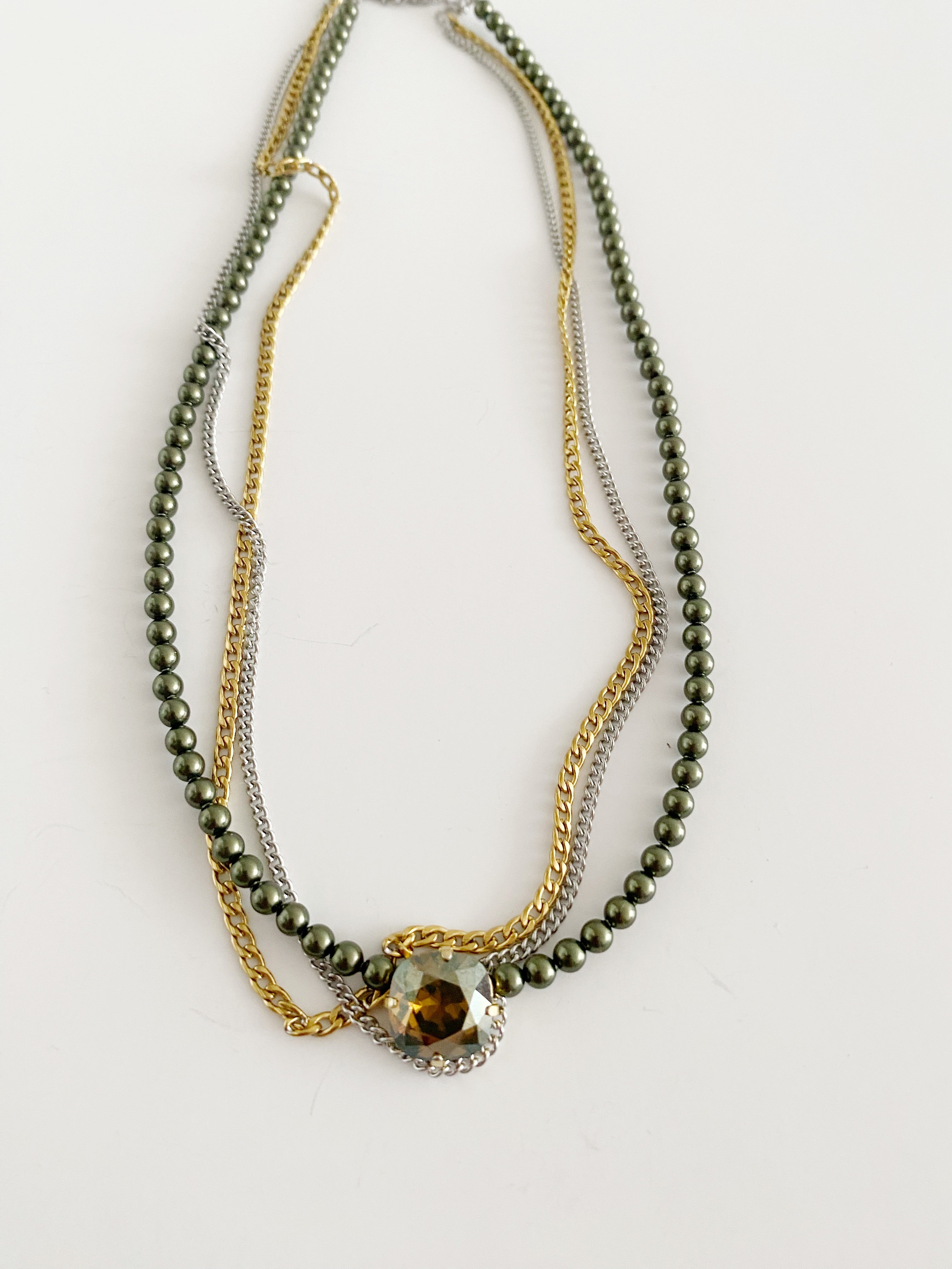 Collier india Kaki ( tiroir de Julie ❤️‍🔥)
