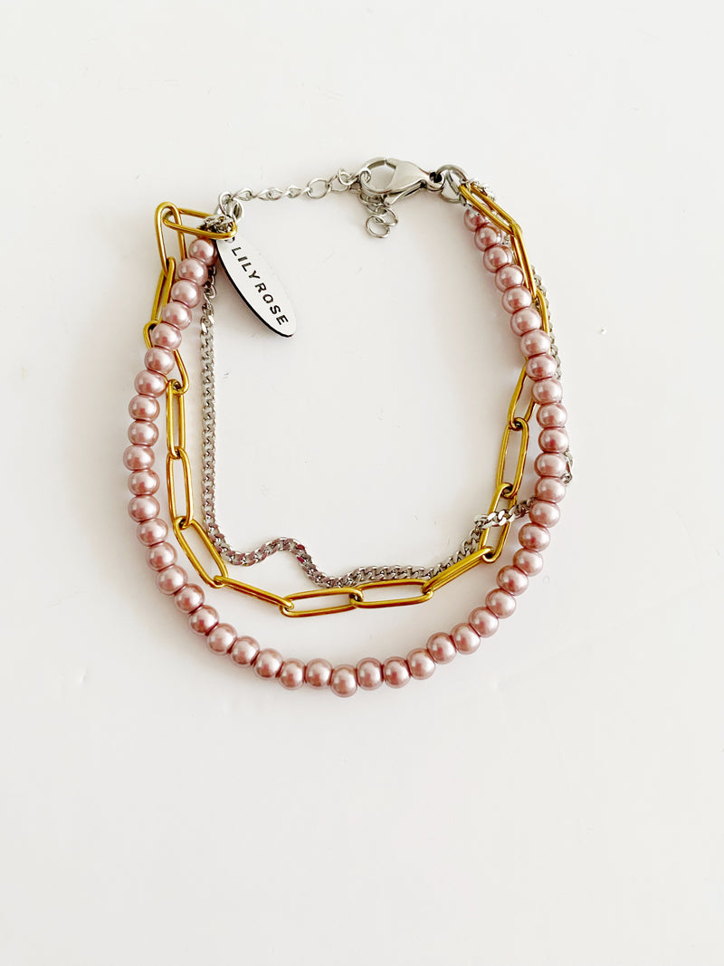 Bracelet Oxford antique pink