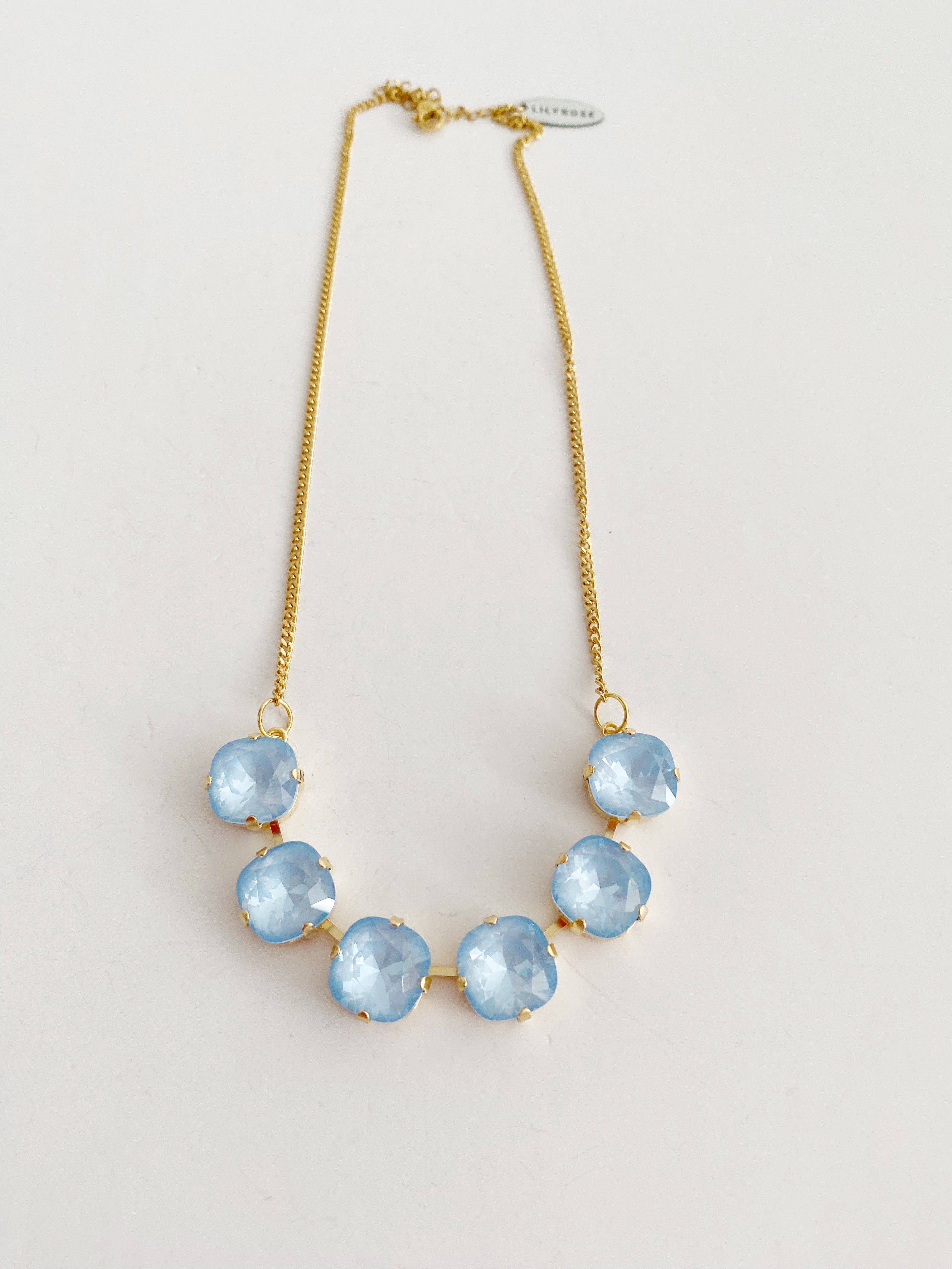 Collier Daisy blue