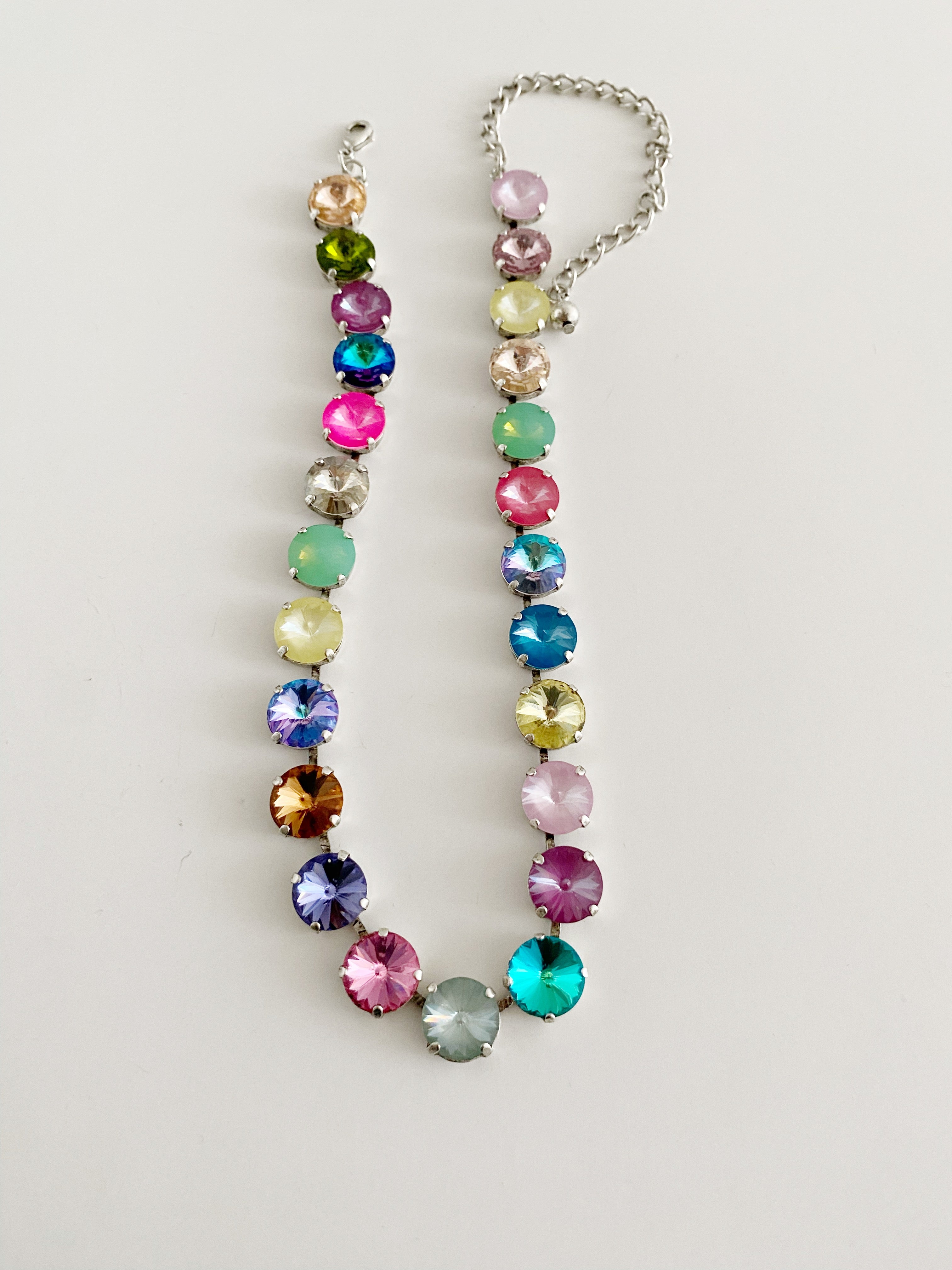 Collier Gypsie argent oxydé Rainbow     \ ÉCHANTILLON \ SAMPLE SALE (Copy)